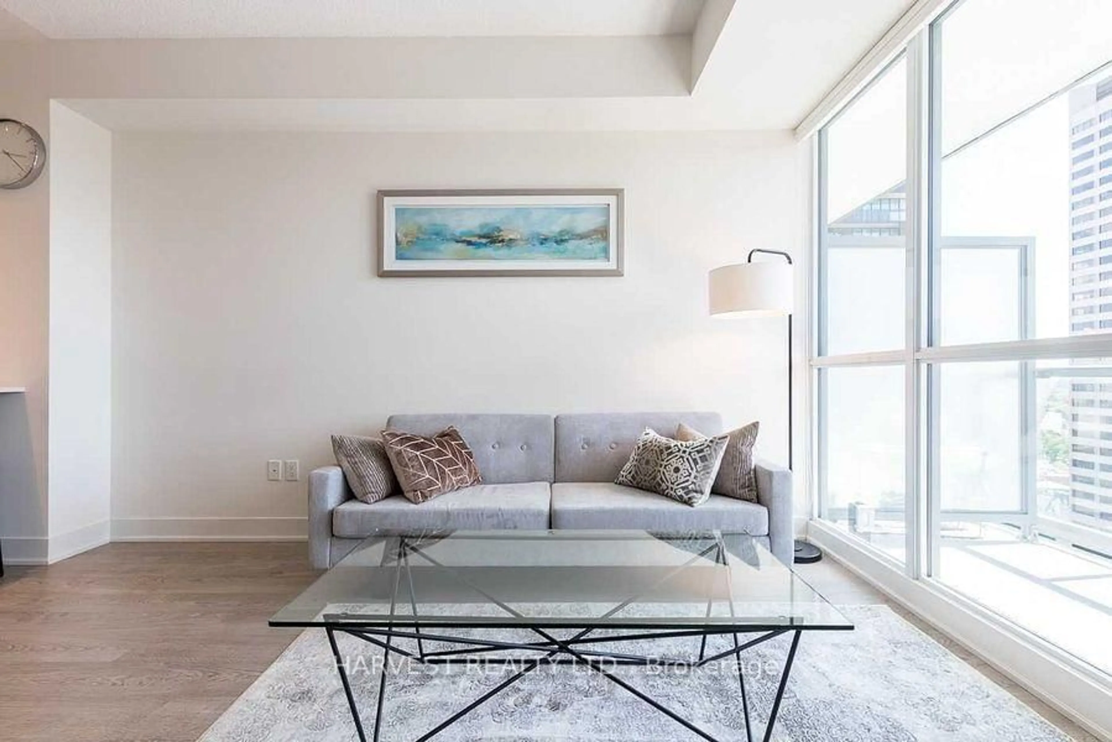 Living room with furniture, unknown for 30 Roehampton Ave #1804, Toronto Ontario M4P 0B9