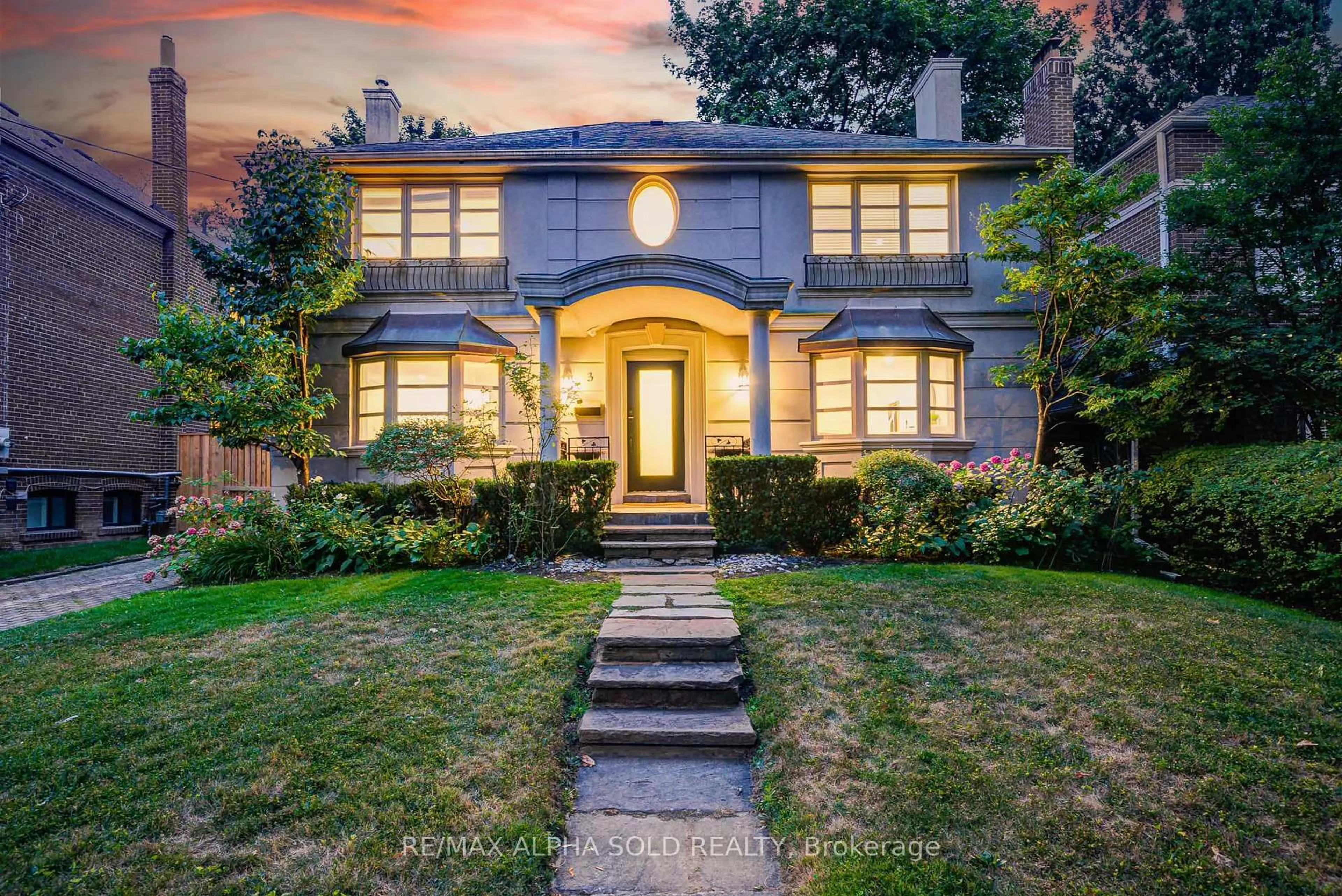 Home with brick exterior material, street for 3 Silverwood Ave, Toronto Ontario M5P 1W3