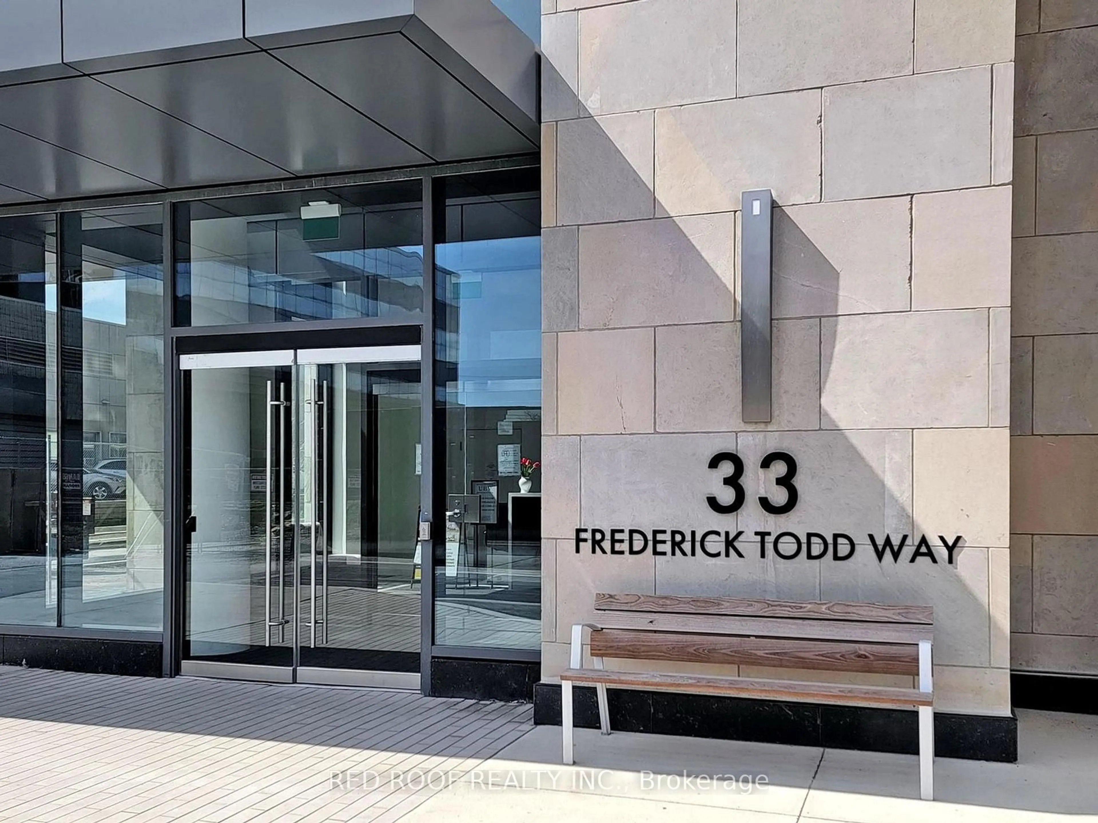 Lobby for 33 Frederick Todd Way #1401, Toronto Ontario M4G 0C9