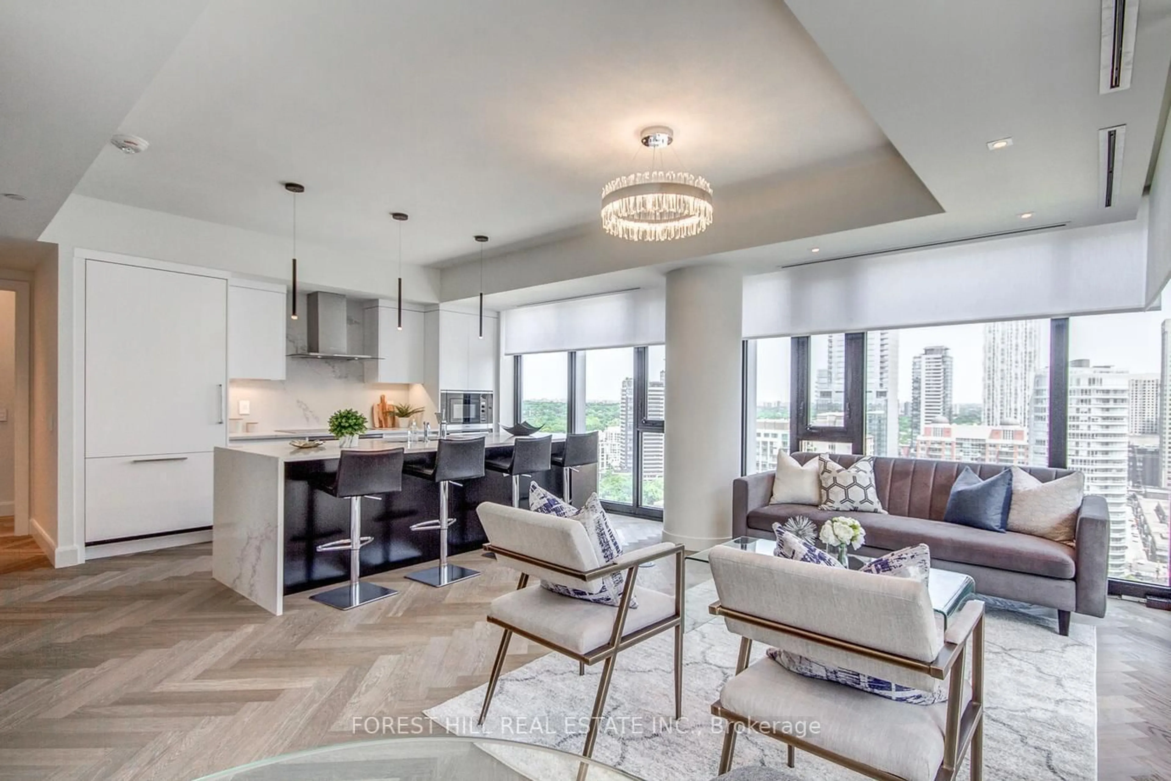 Open concept kitchen, unknown for 200 Cumberland St #2602, Toronto Ontario M5R 0B6