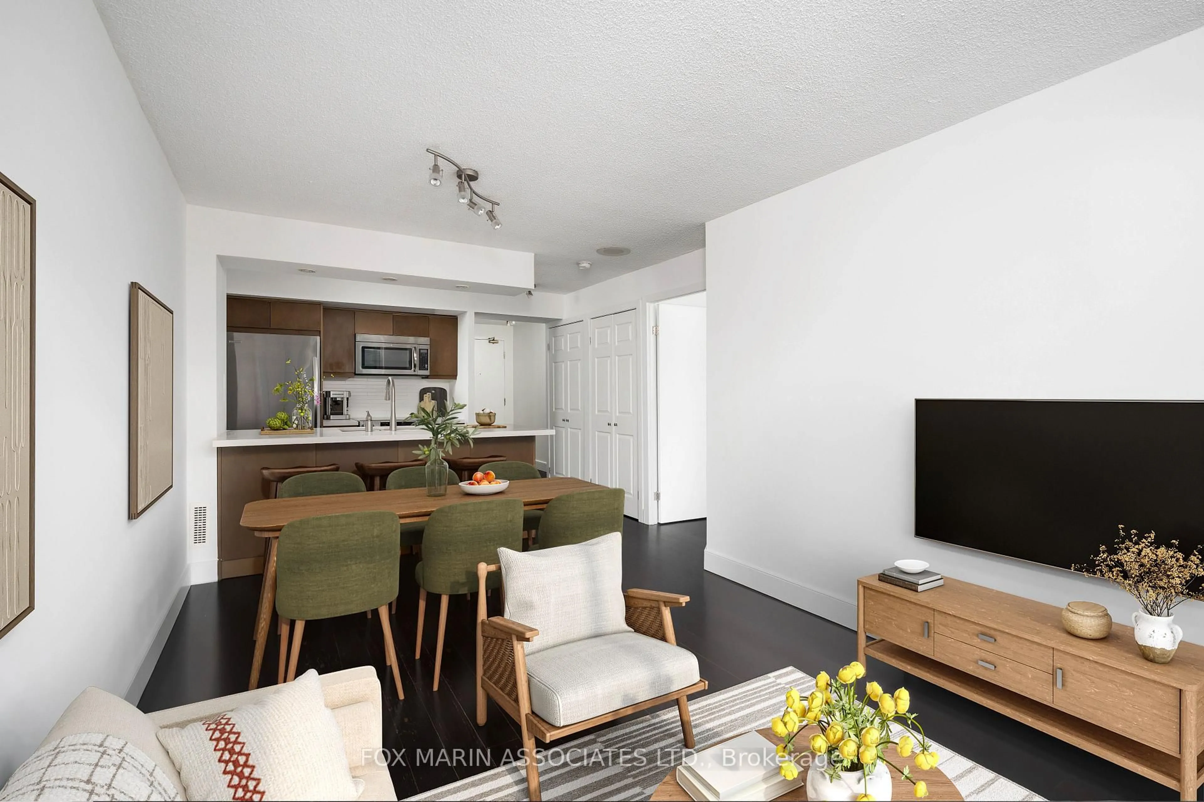 Living room with furniture, unknown for 109 Front St #1023, Toronto Ontario M5A 4P7