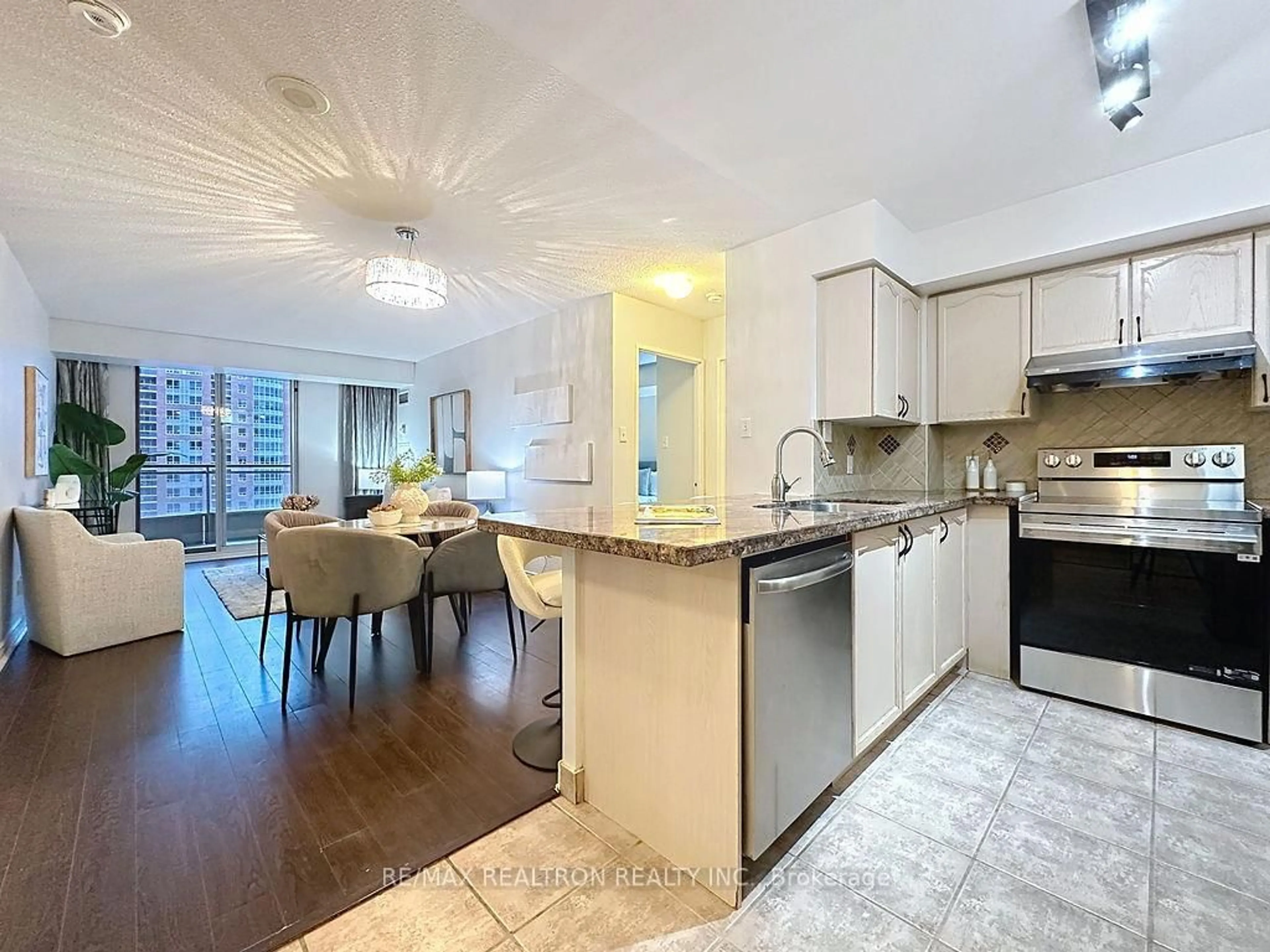 Open concept kitchen, unknown for 260 Doris Ave #1109, Toronto Ontario M2N 6X9
