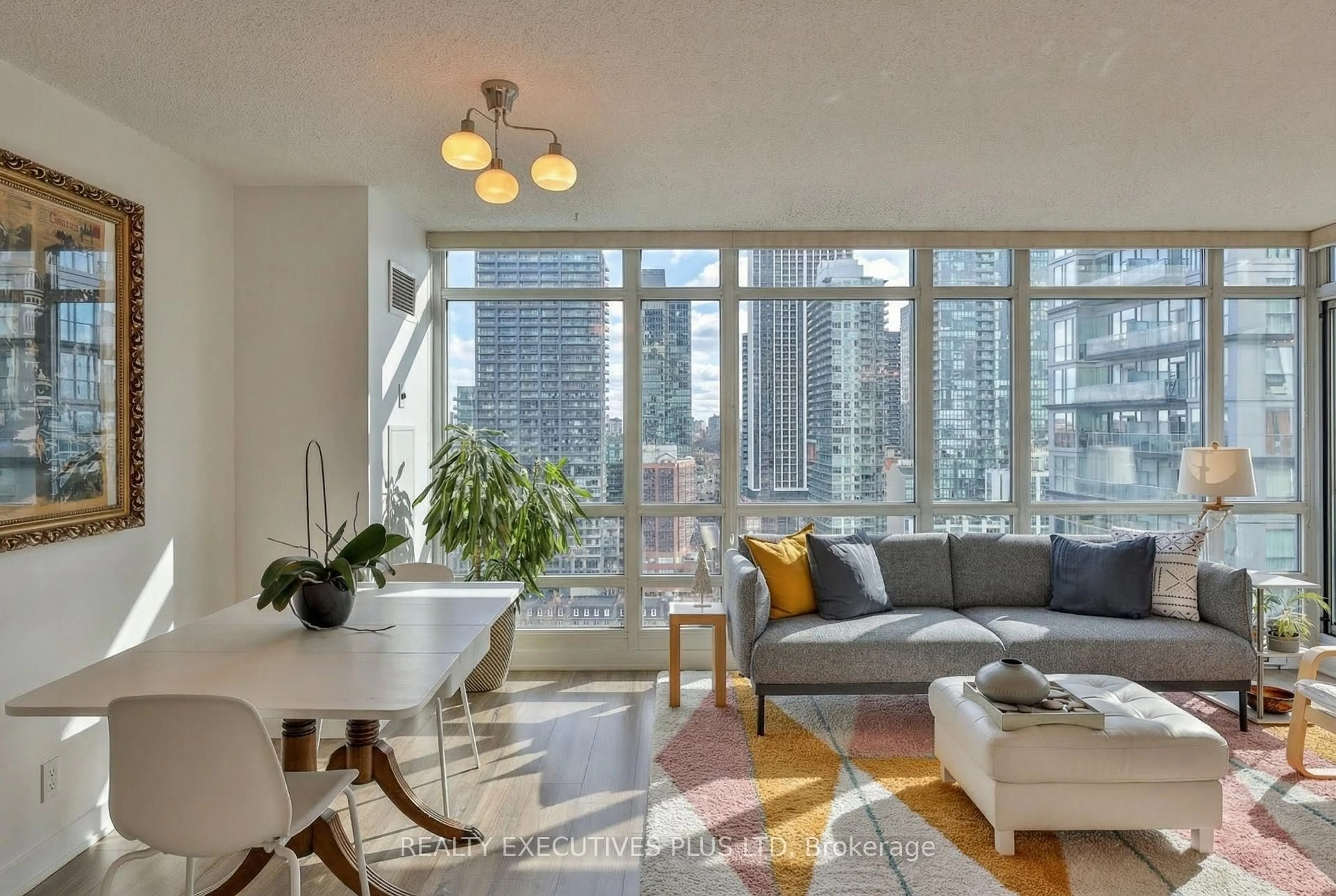 Living room with furniture, unknown for 381 Front St #2703, Toronto Ontario M5V 3R8