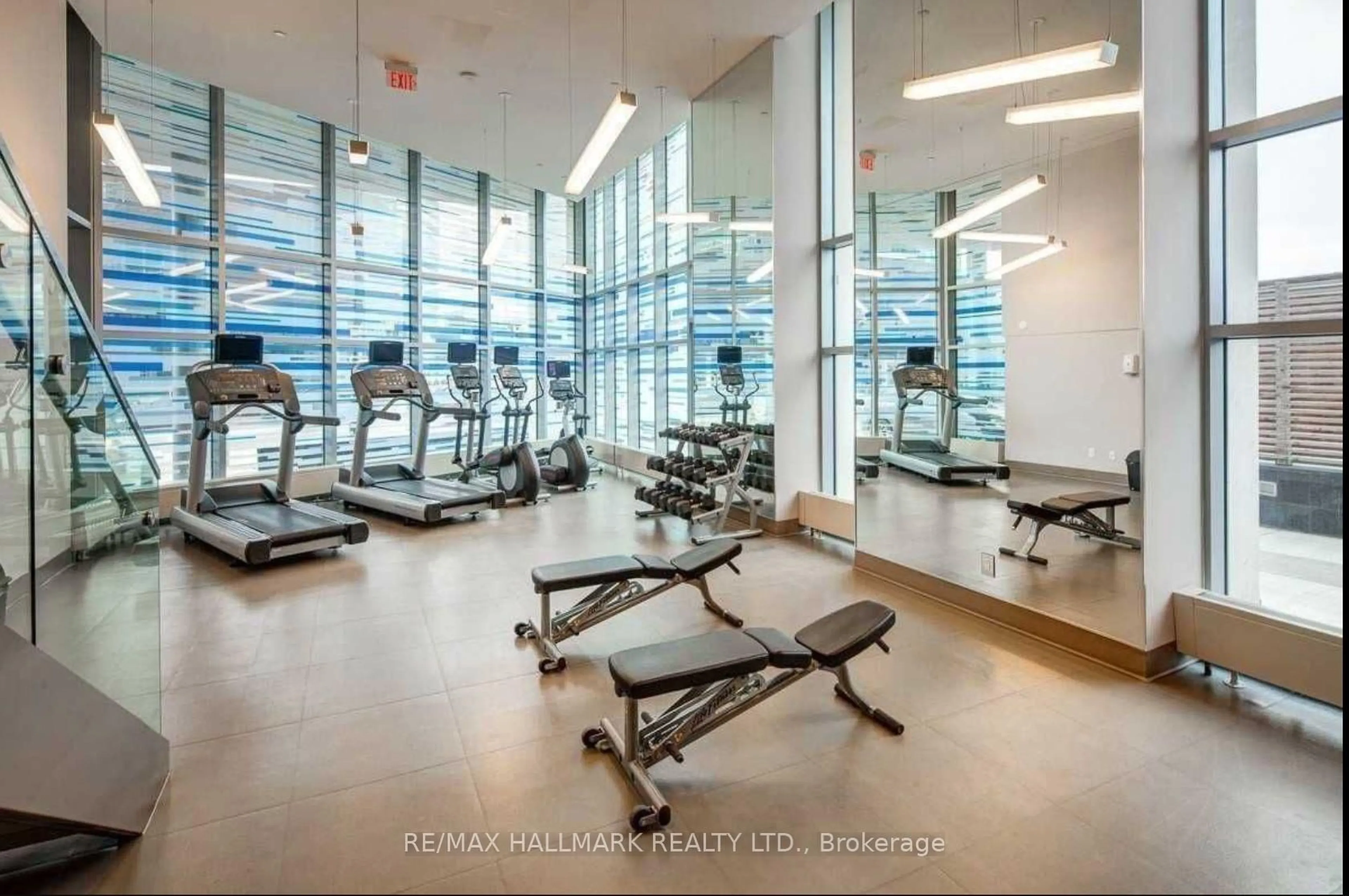 Gym or fitness room for 72 Esther Shiner Blvd #1510, Toronto Ontario M2K 2X9