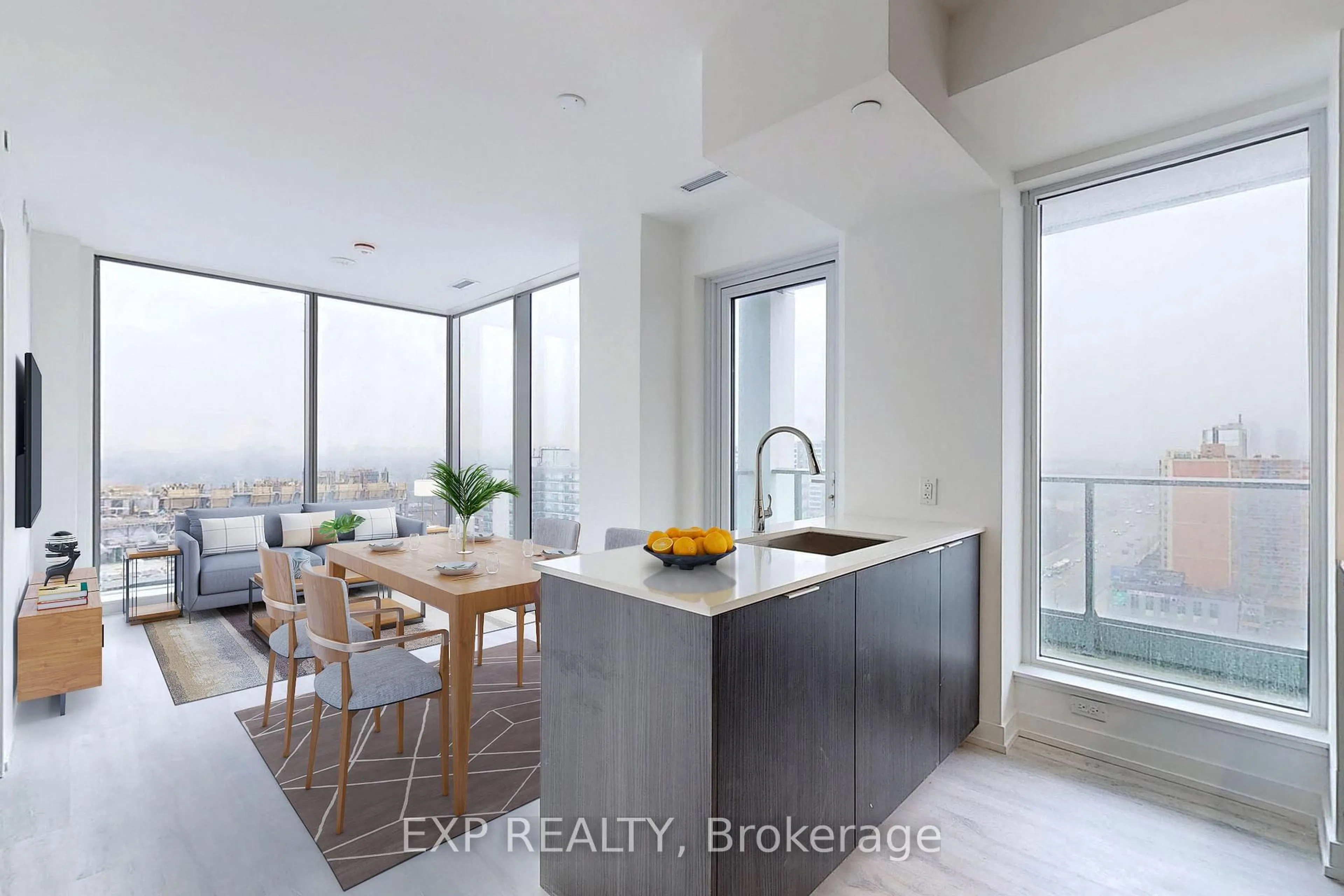 Open concept kitchen, unknown for 7 Golden Lion Hts Ave #1409, Toronto Ontario M2M 0C1