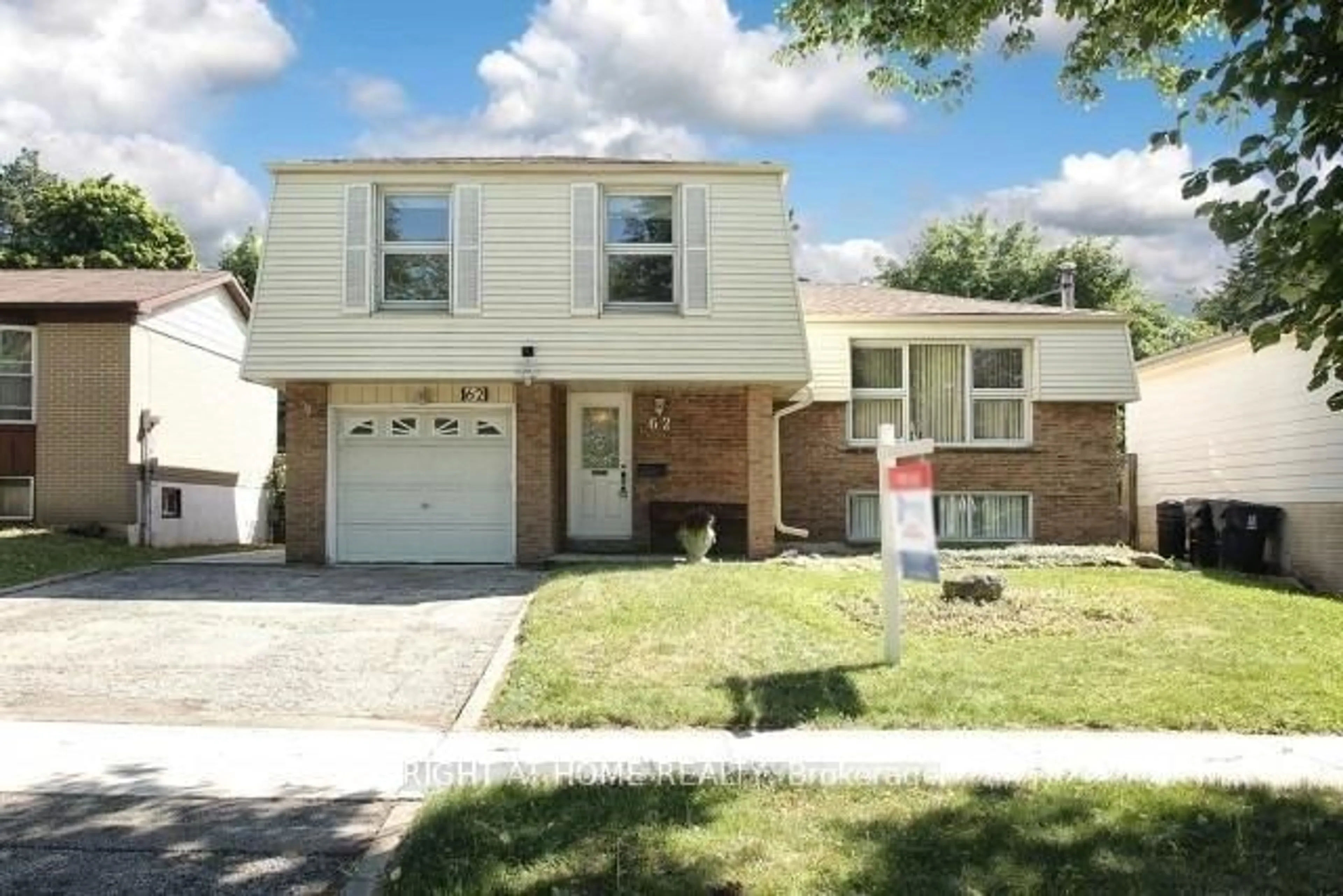 Home with brick exterior material, street for 62 Cherrystone Dr, Toronto Ontario M2H 1S1