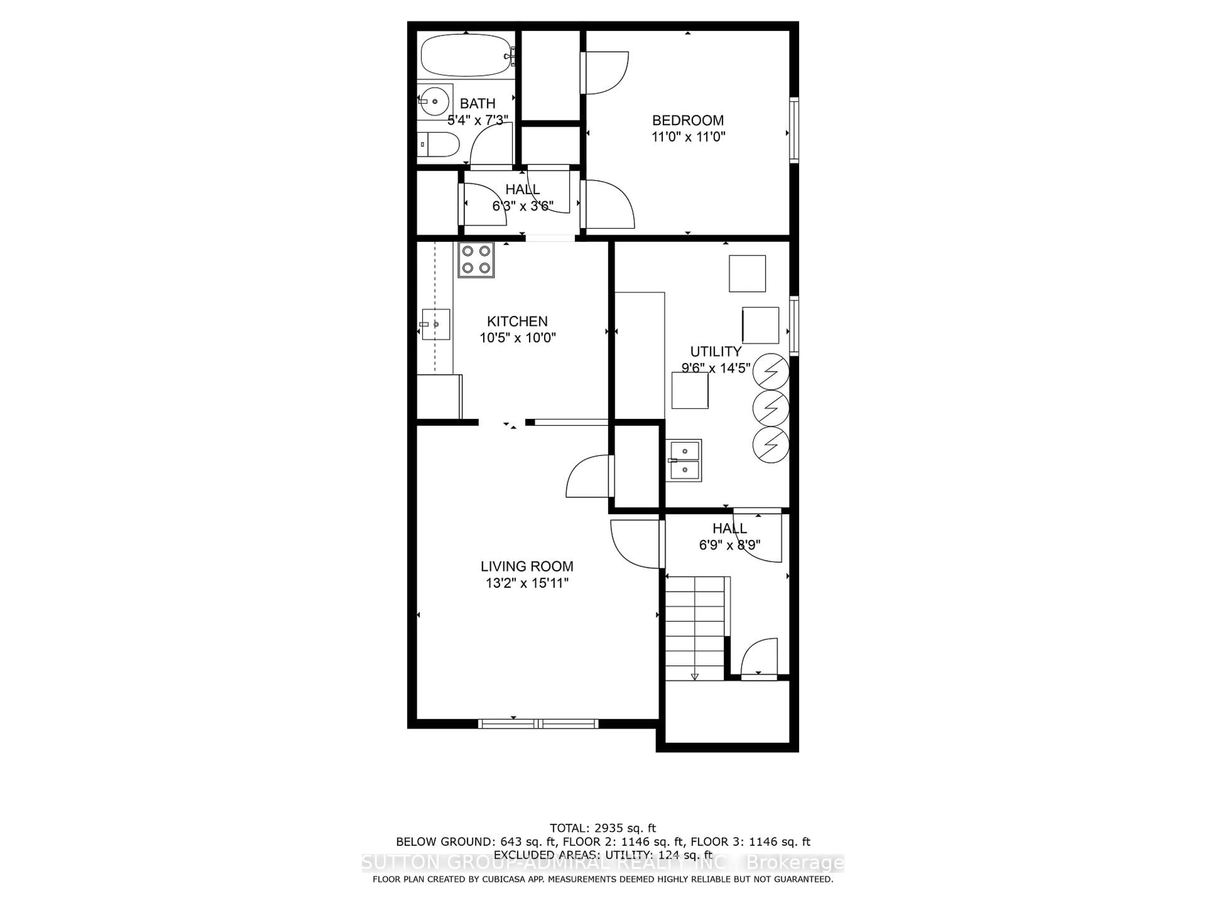 Floor plan for 64 Garthdale Crt, Toronto Ontario M3H 5P9