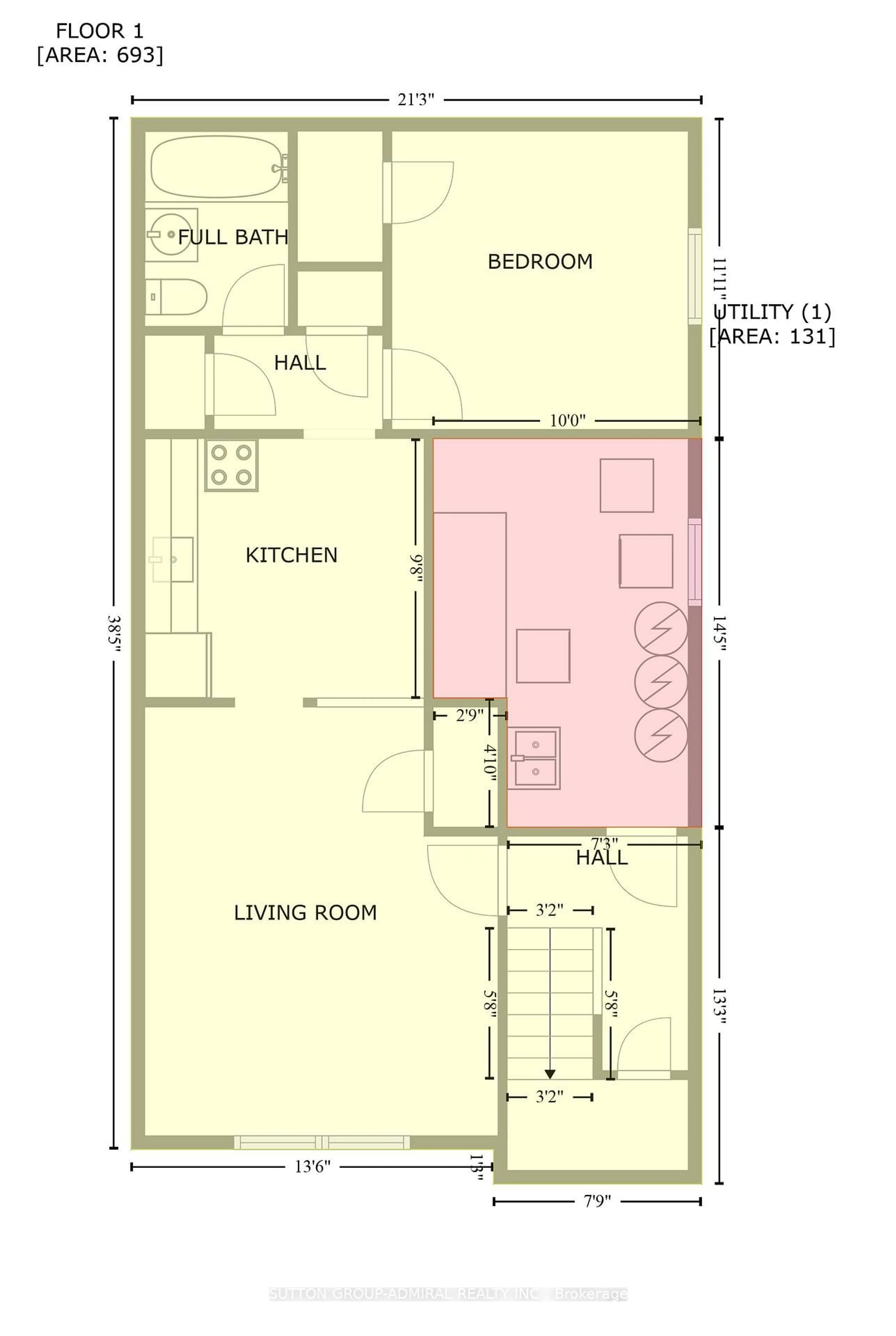 Floor plan for 64 Garthdale Crt, Toronto Ontario M3H 5P9