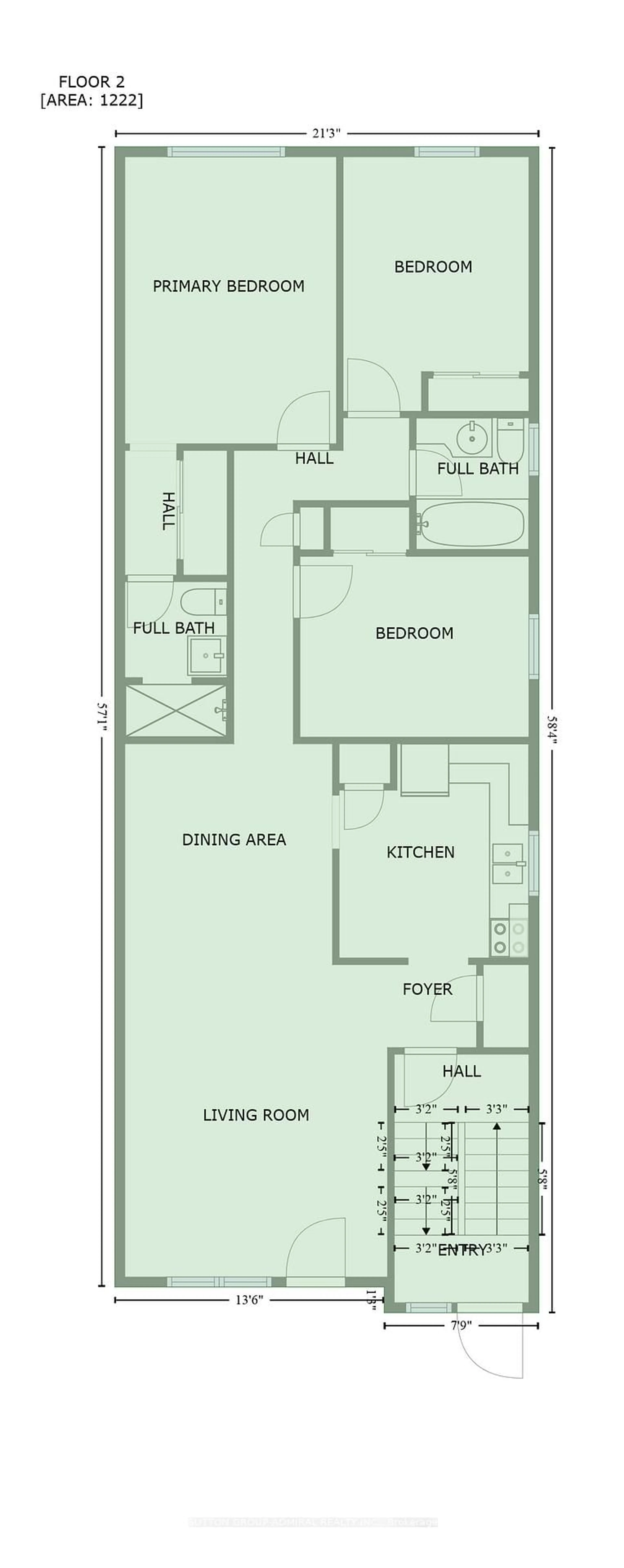 Floor plan for 64 Garthdale Crt, Toronto Ontario M3H 5P9