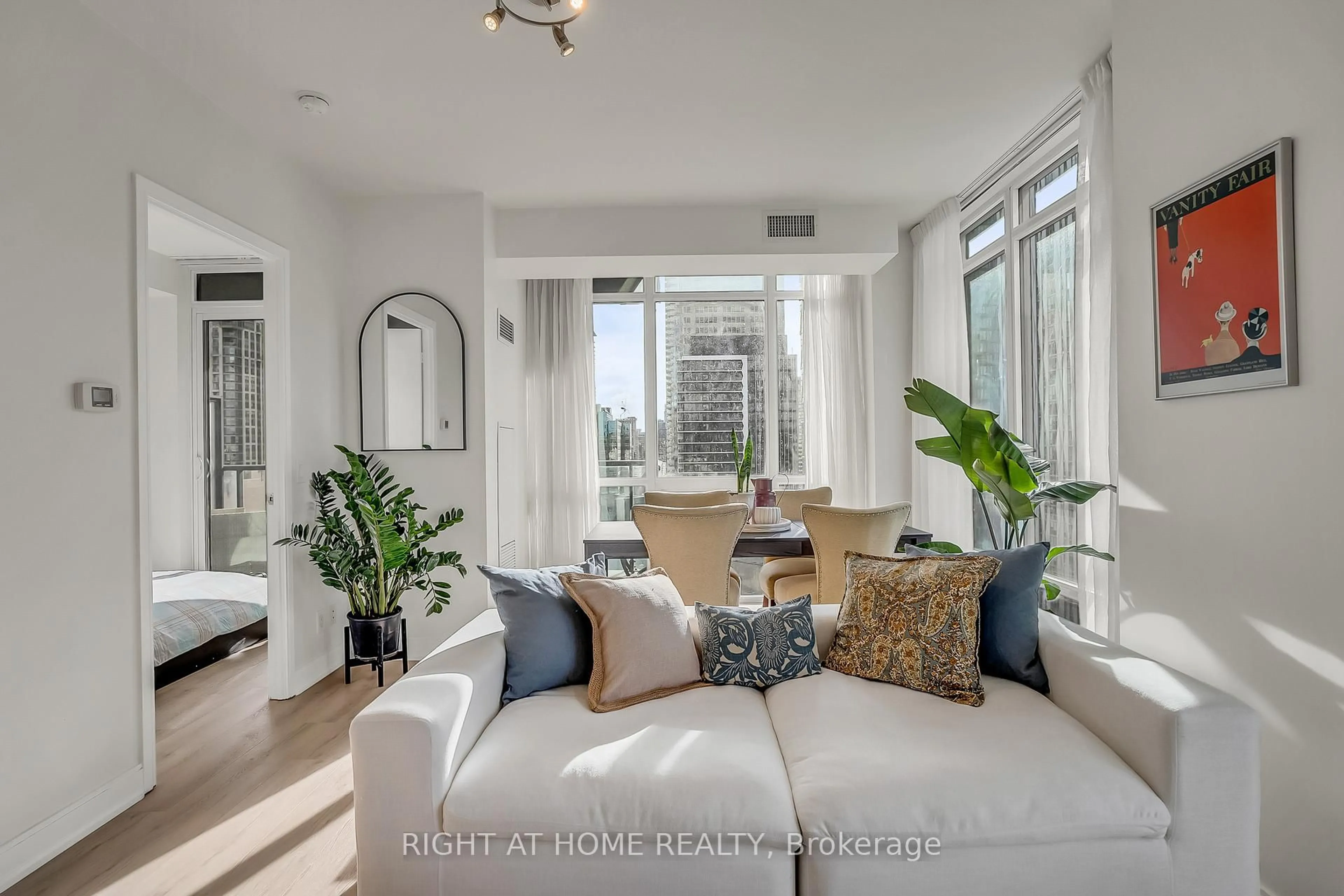 Living room with furniture, unknown for 825 Church St #2109, Toronto Ontario M4W 3Z4