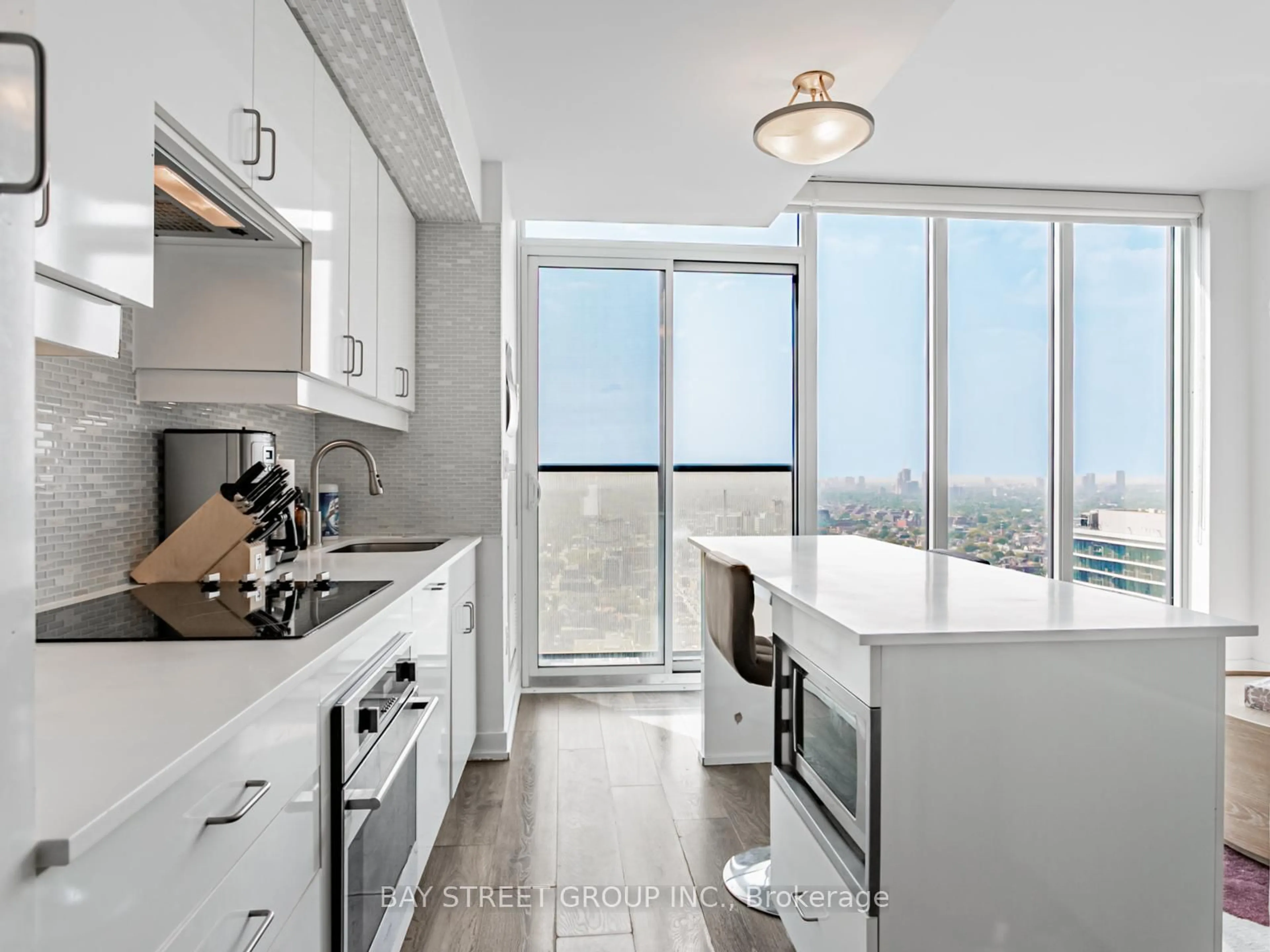 Contemporary kitchen, ceramic/tile floor for 426 University Ave #4101, Toronto Ontario M5G 1S9