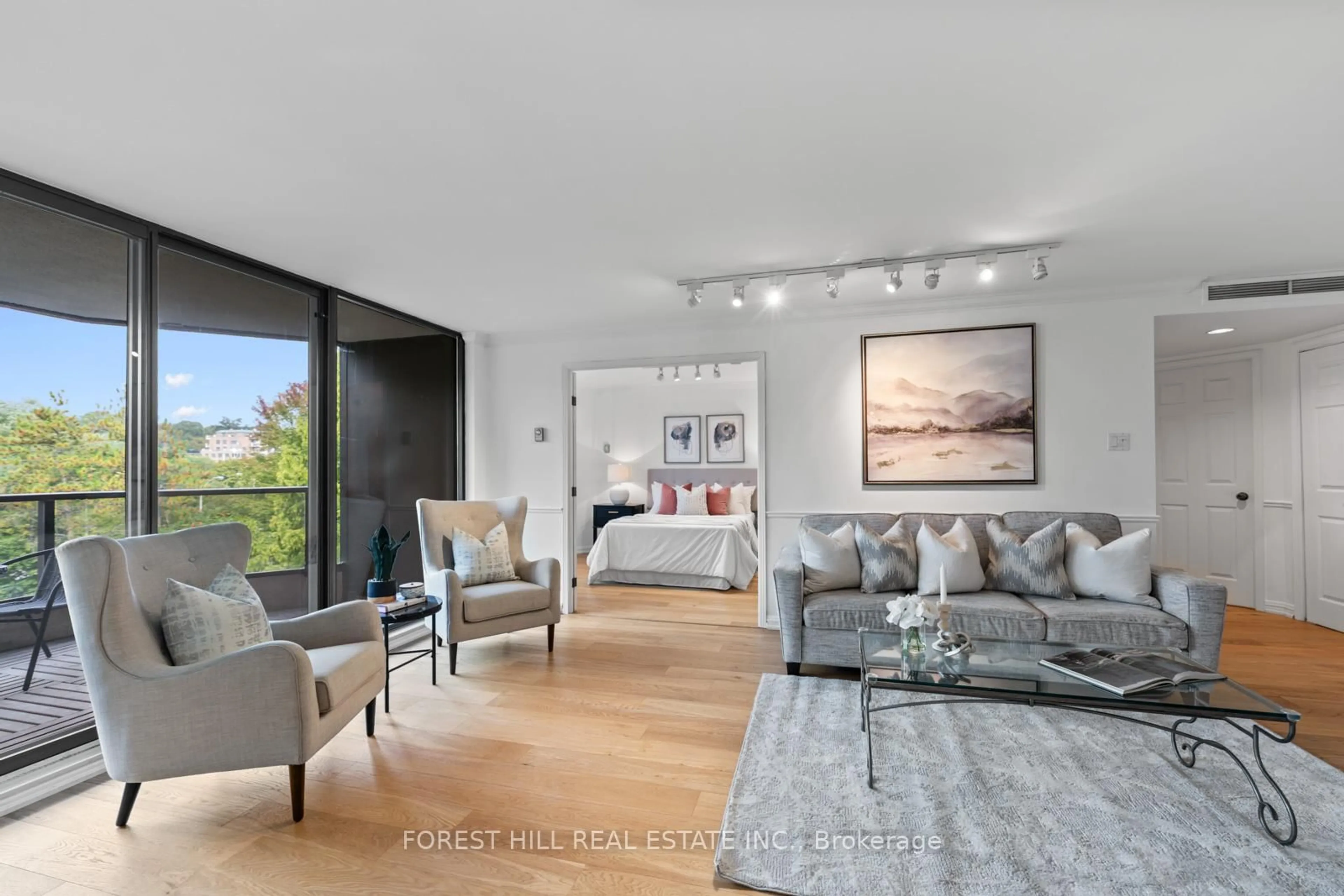 Living room with furniture, unknown for 3900 Yonge St #417, Toronto Ontario M4N 3N6