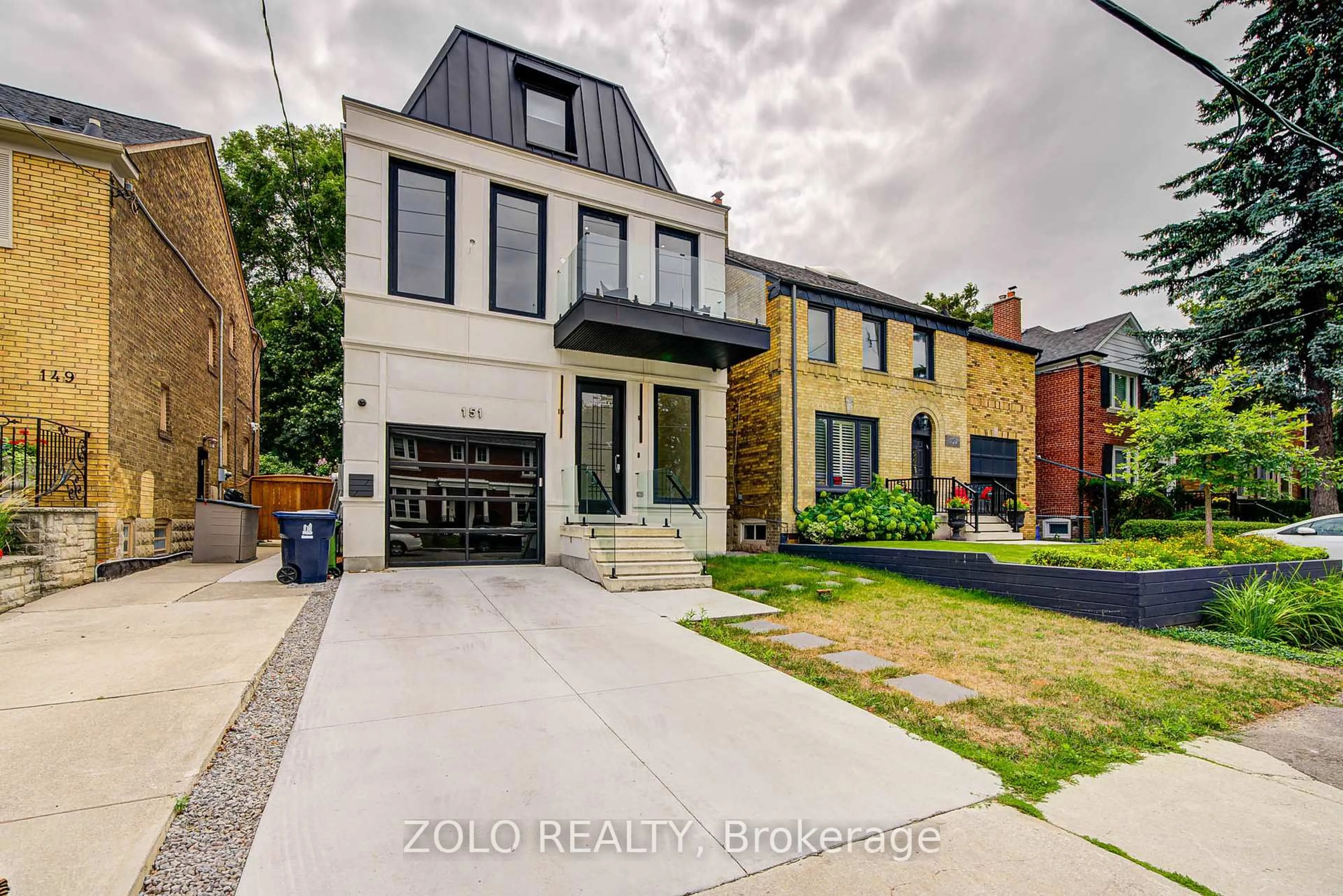 Home with brick exterior material, street for 151 Dewbourne Ave, Toronto Ontario M6C 1Z1