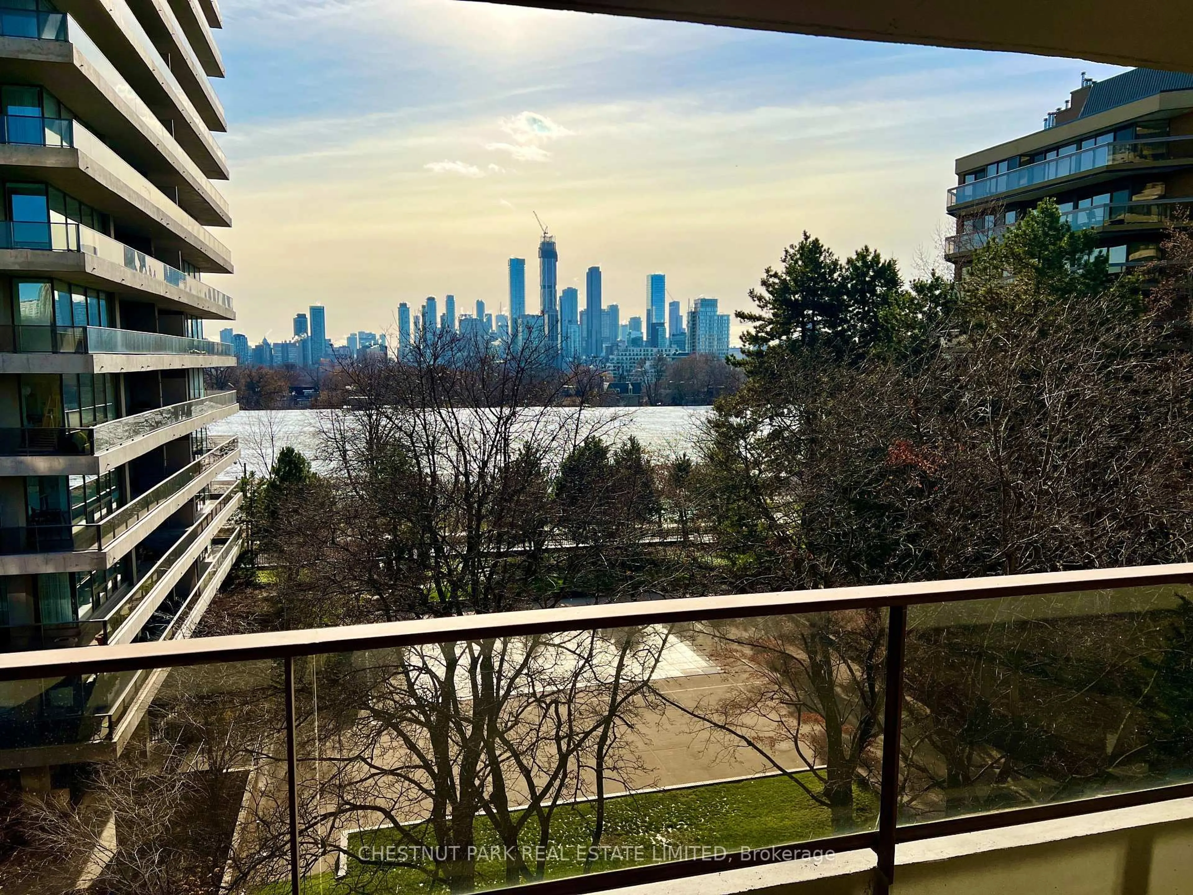Balcony in the apartment, water/lake/river/ocean view for 20 Avoca Ave #505, Toronto Ontario M4T 2B8