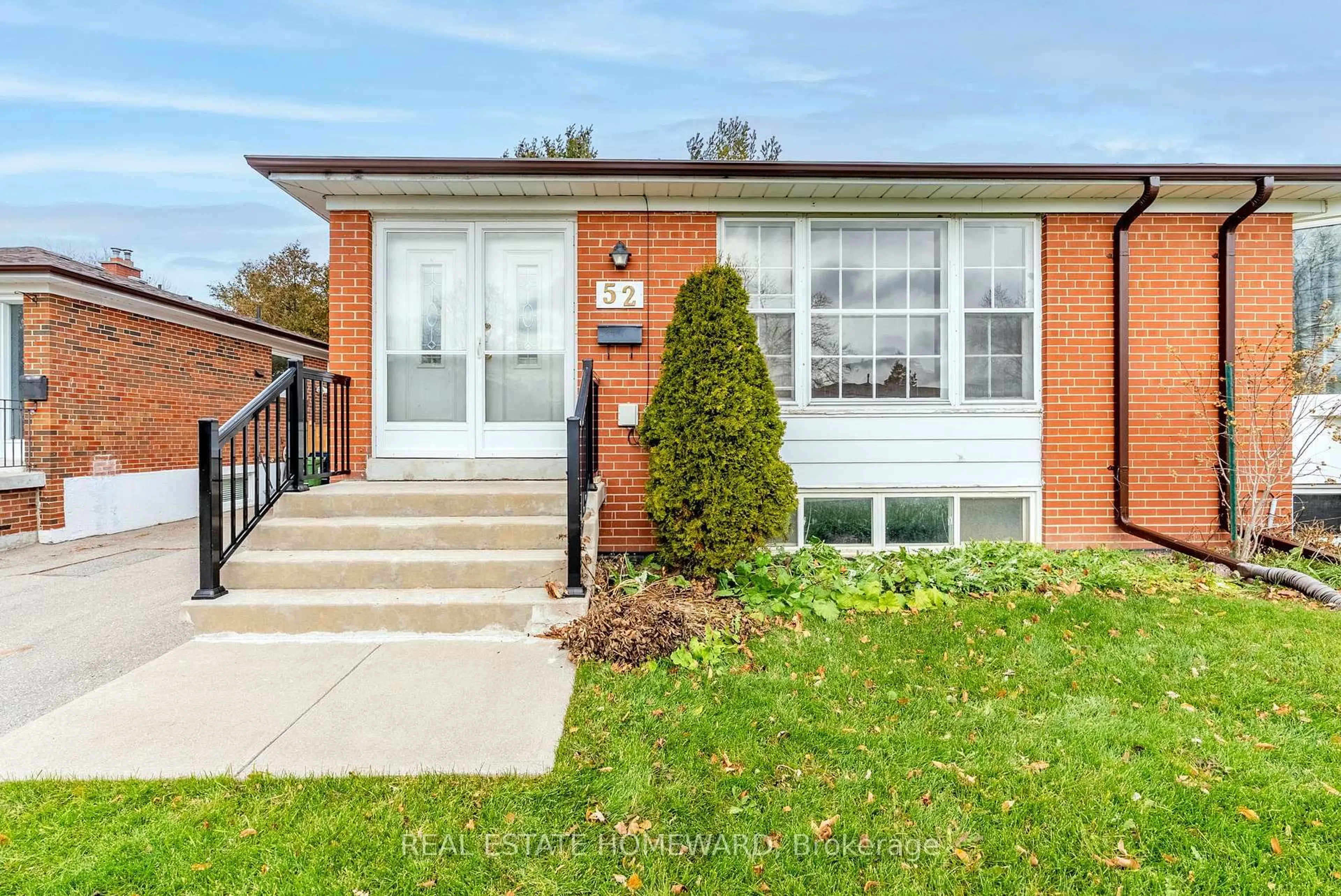 Home with brick exterior material, street for 52 Clydesdale Dr, Toronto Ontario M2J 3N2