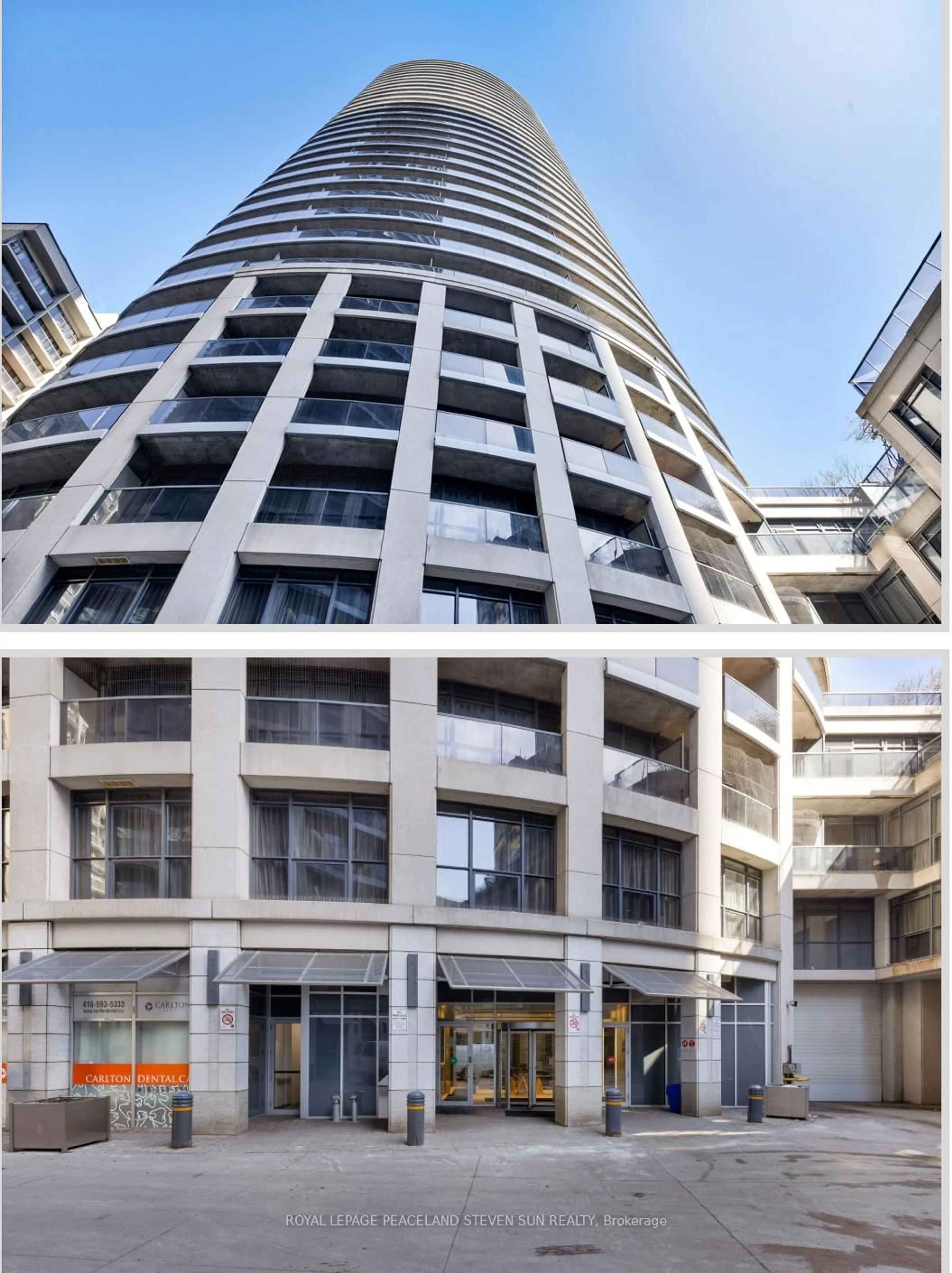 Indoor foyer for 25 Carlton St #326, Toronto Ontario M5B 1L4