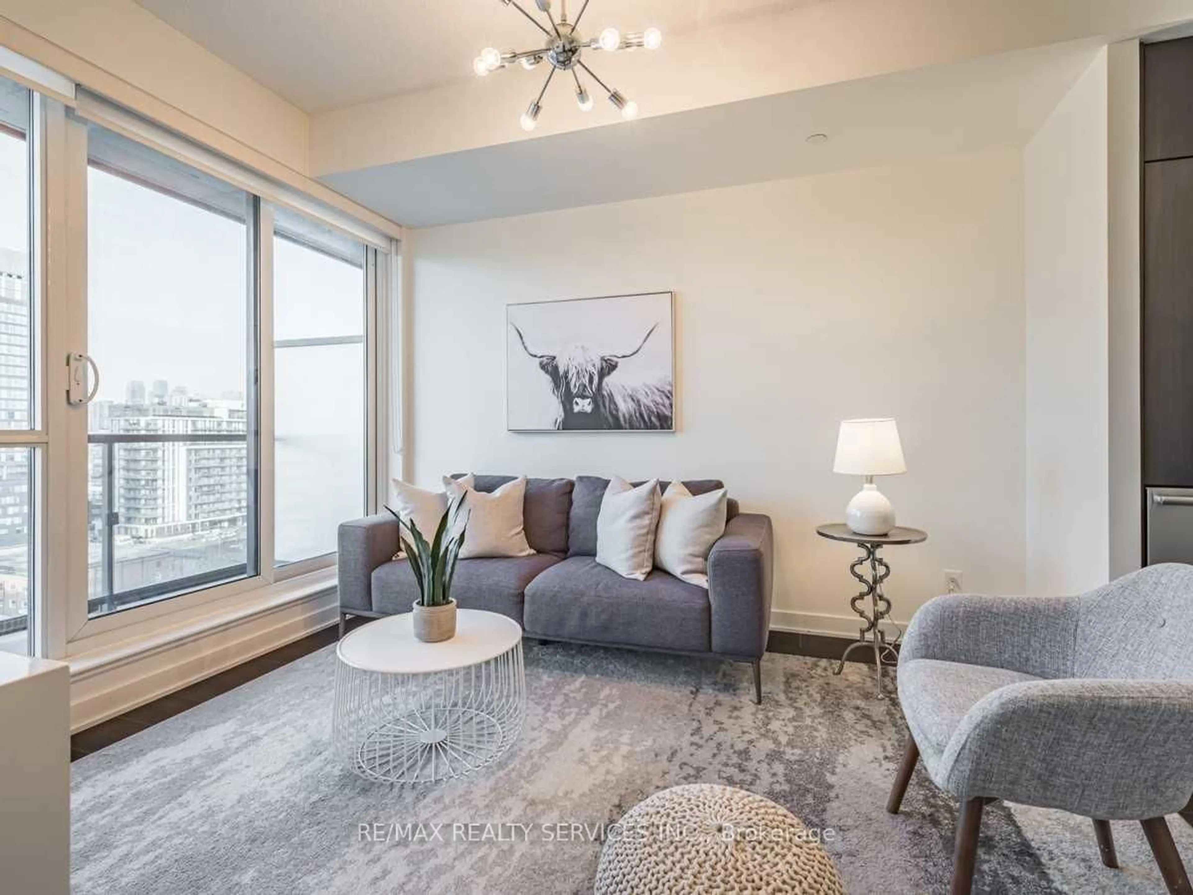 Living room with furniture, unknown for 170 Sumach St #1207, Toronto Ontario M5A 0C3