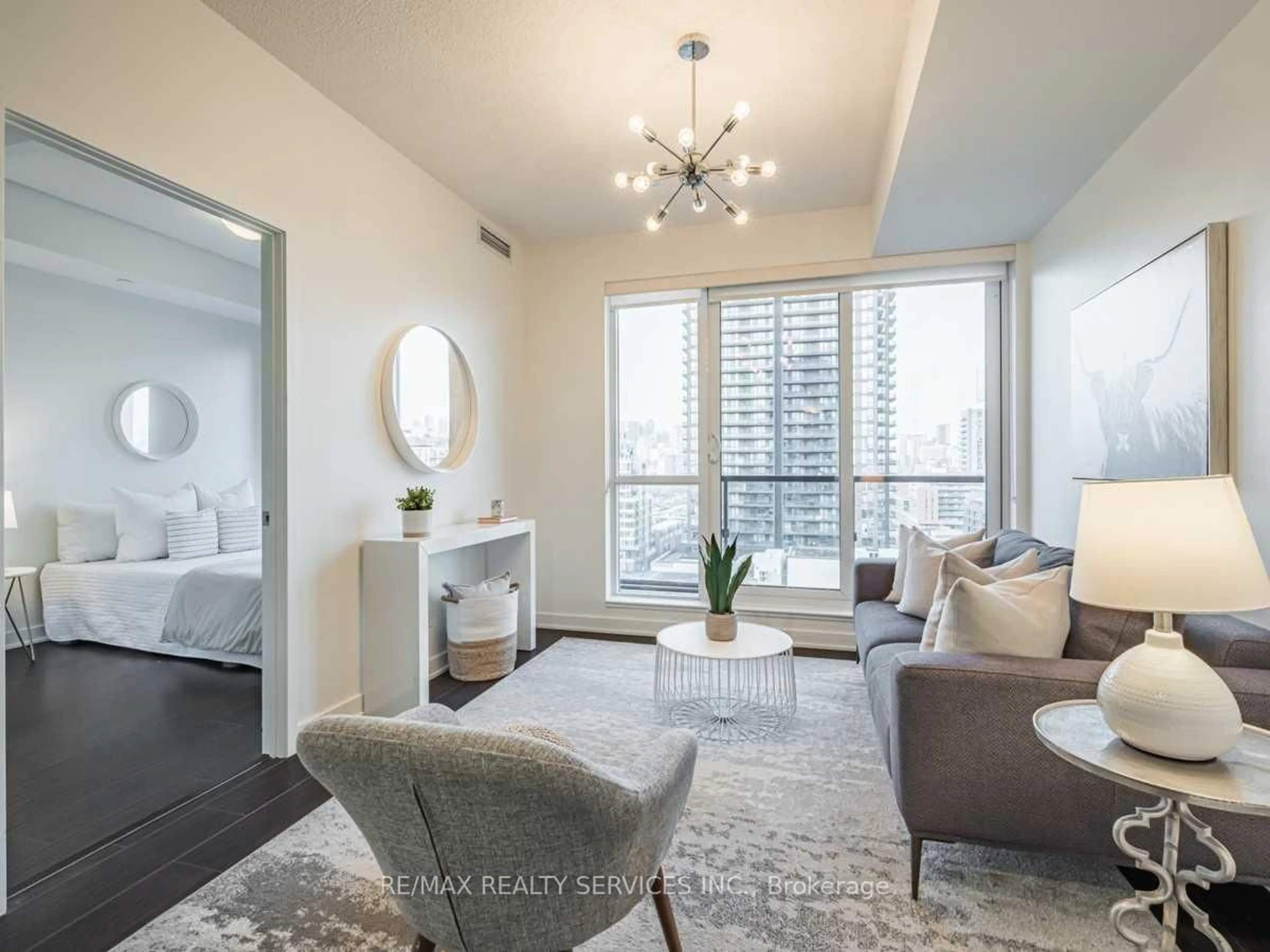 Living room with furniture, unknown for 170 Sumach St #1207, Toronto Ontario M5A 0C3