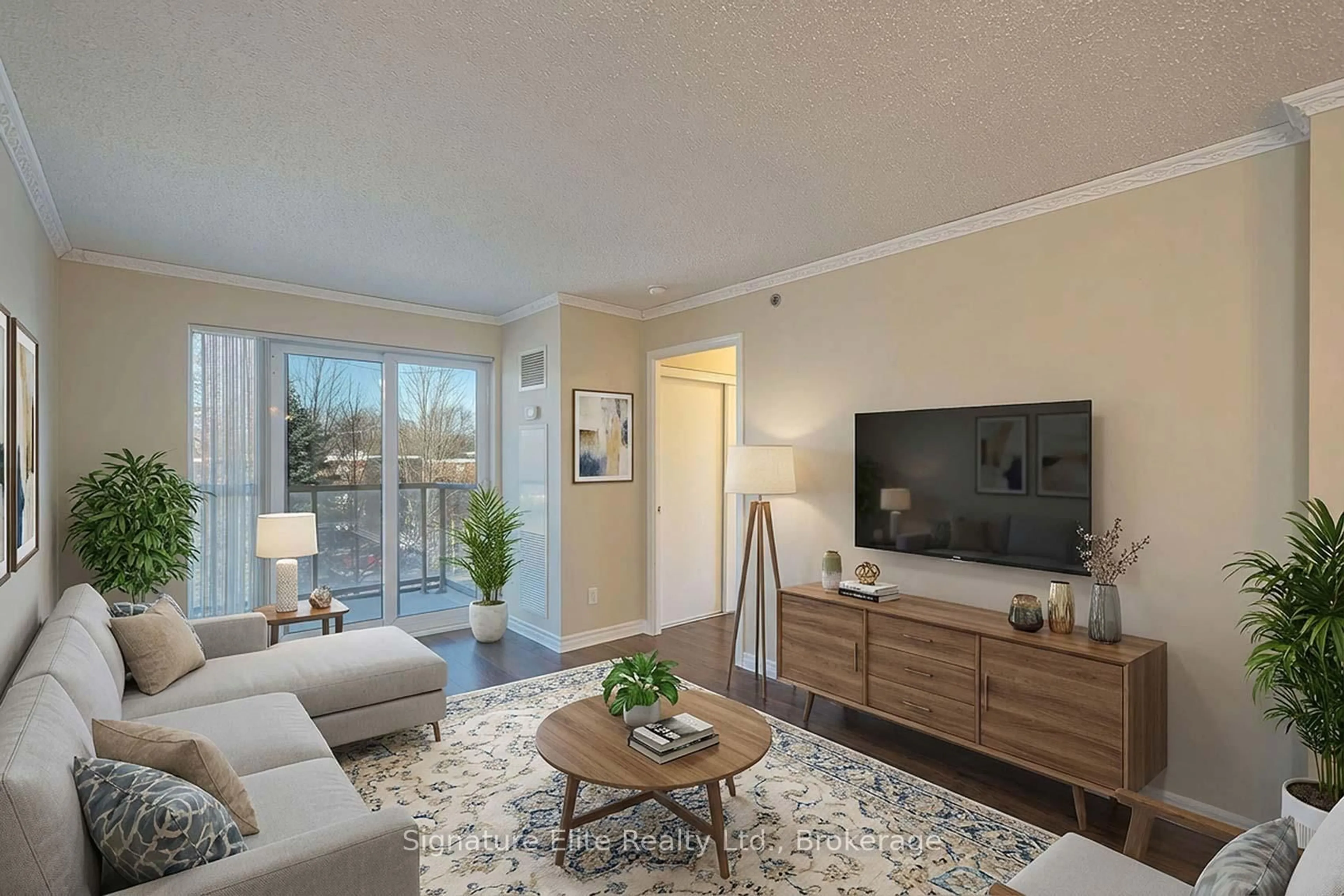 Living room with furniture, unknown for 35 Saranac Blvd #304, Toronto Ontario M6A 2G5