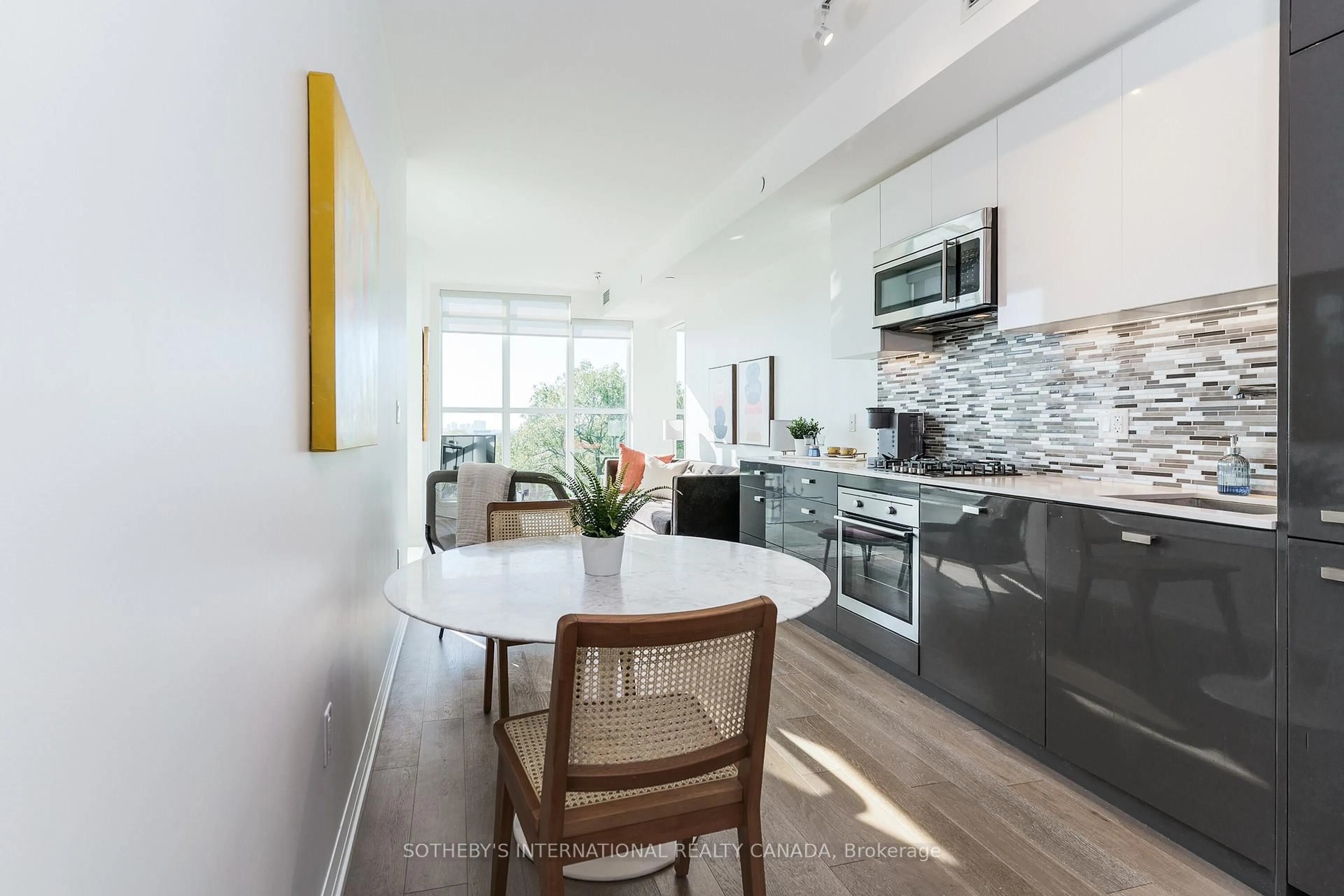 Open concept kitchen, unknown for 835 St. Clair Ave #707, Toronto Ontario M6C 0A8