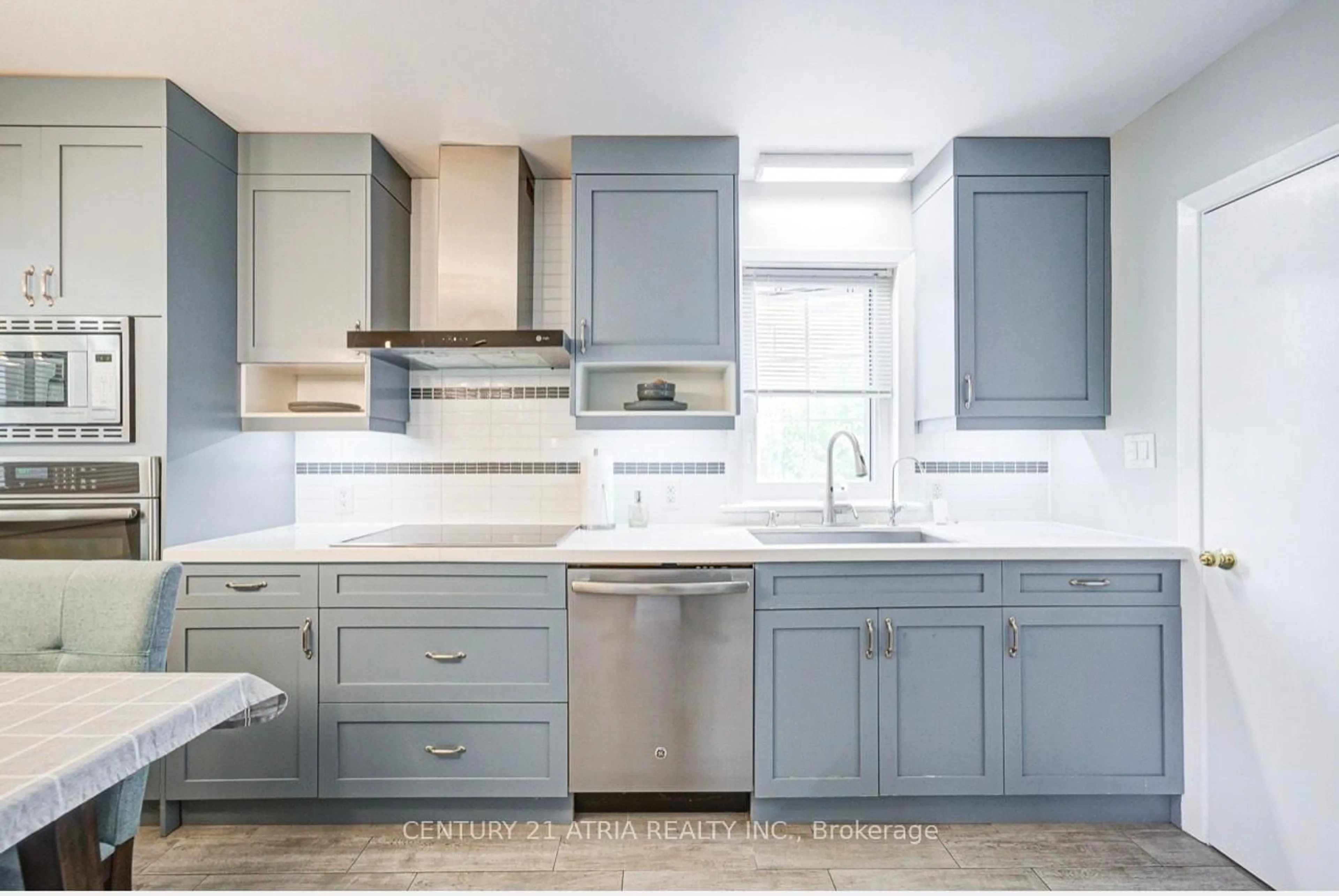 Contemporary kitchen, ceramic/tile floor for 223 Willowdale Ave, Toronto Ontario M2N 4Z4