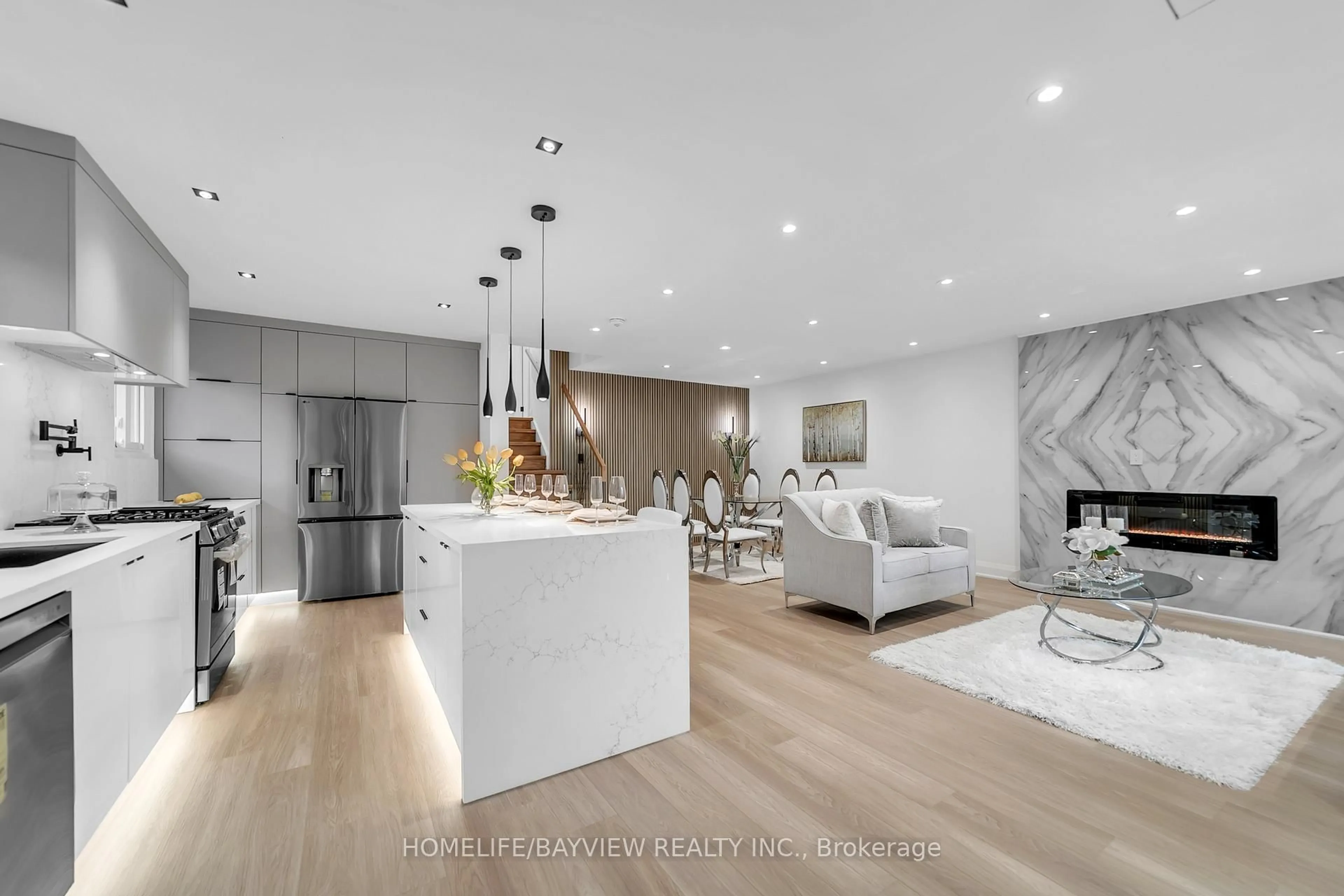 Open concept kitchen, unknown for 78 Clancy Dr, Toronto Ontario M2J 2V8