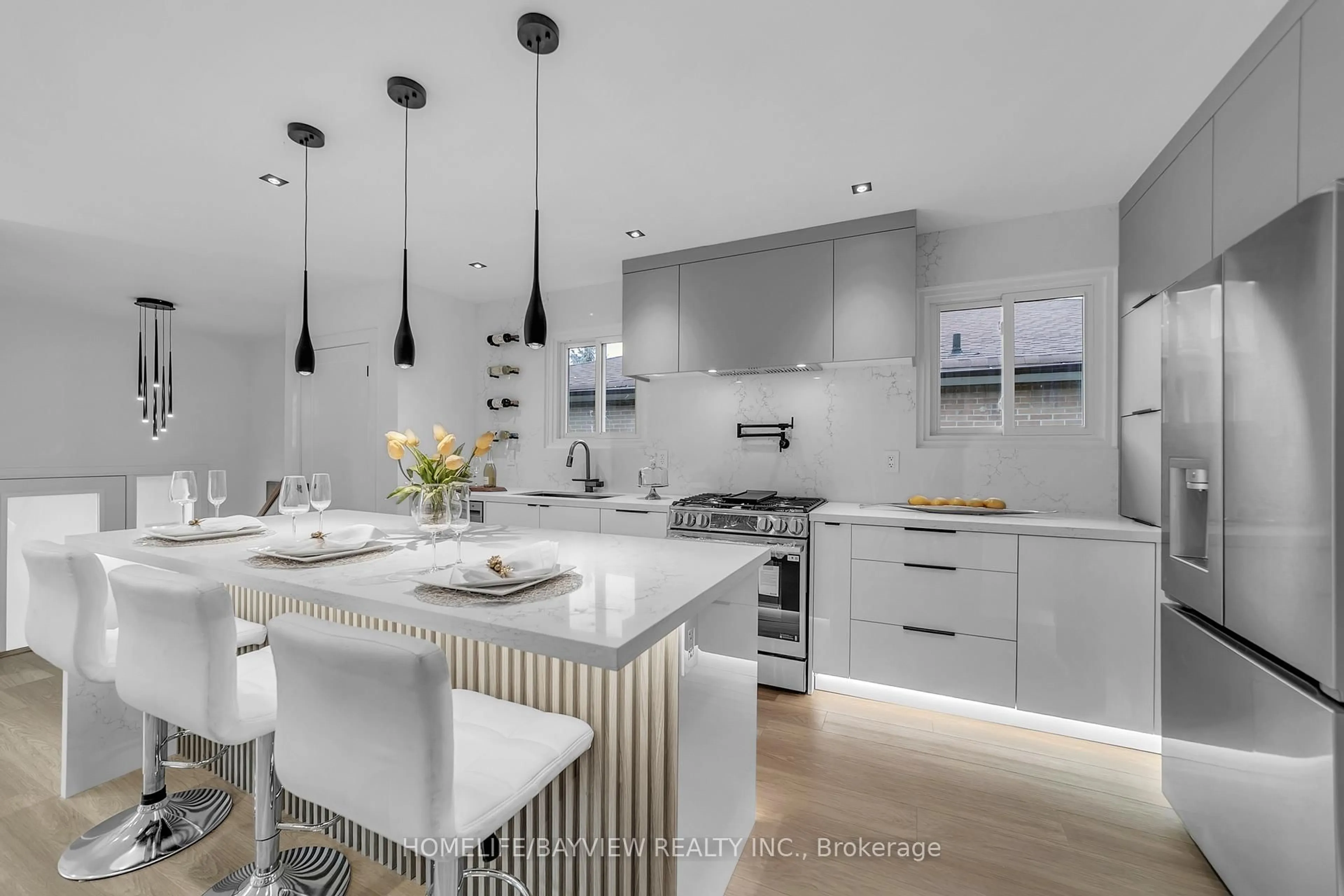 Contemporary kitchen, unknown for 78 Clancy Dr, Toronto Ontario M2J 2V8