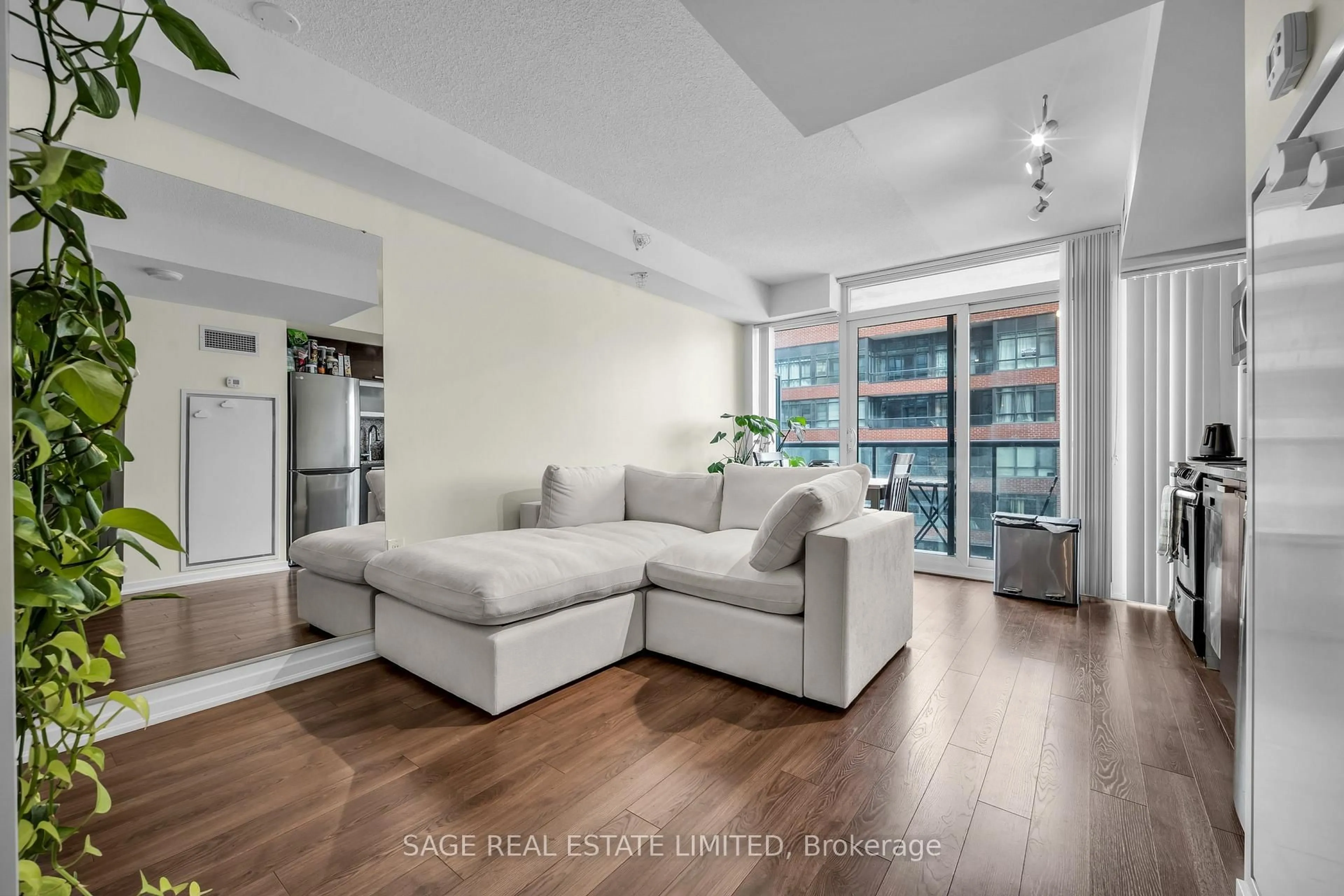 Living room with furniture, unknown for 36 Lisgar St #1210E, Toronto Ontario M6J 0C7