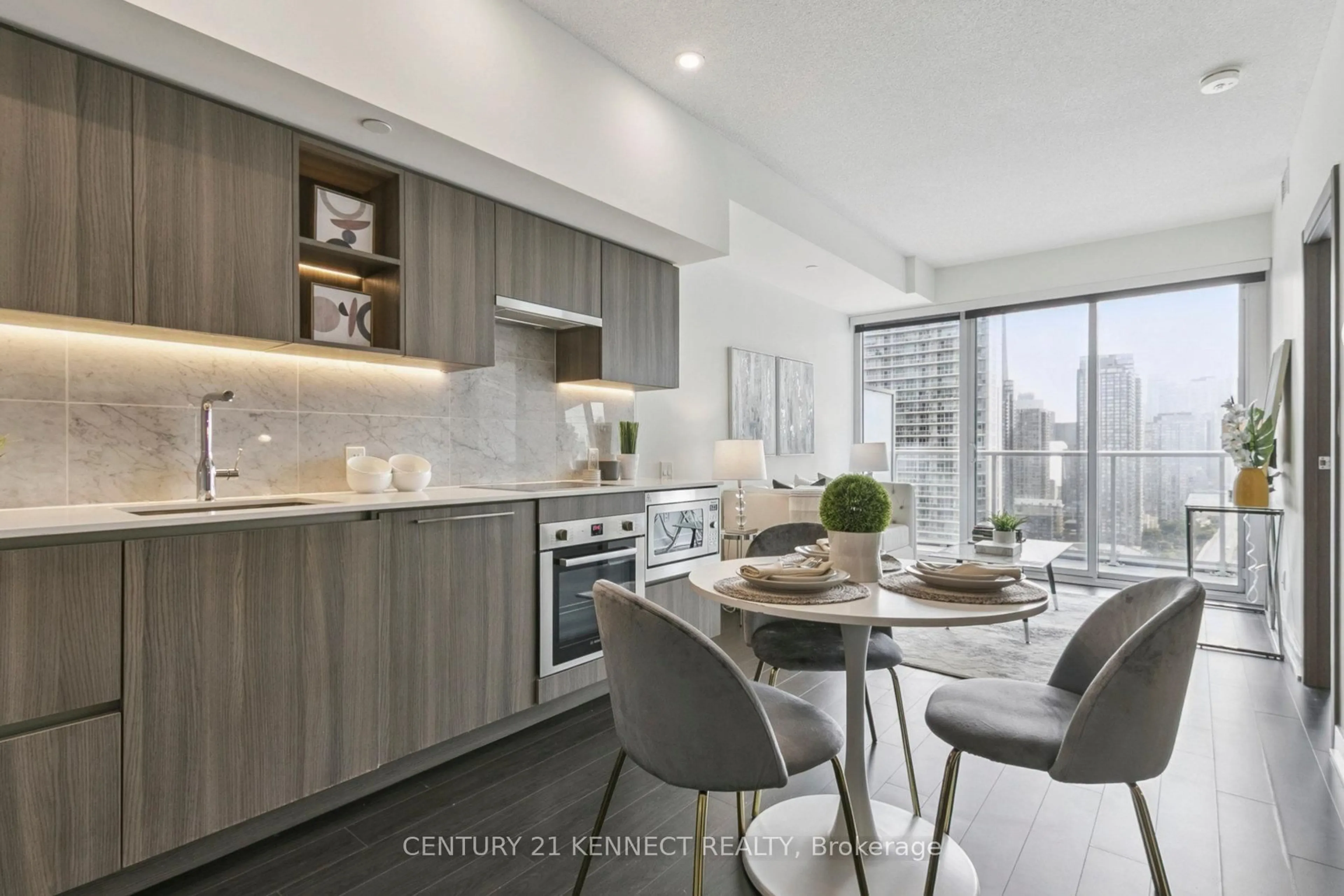 Open concept kitchen, unknown for 19 Bathurst St #3108, Toronto Ontario M5V 0N2