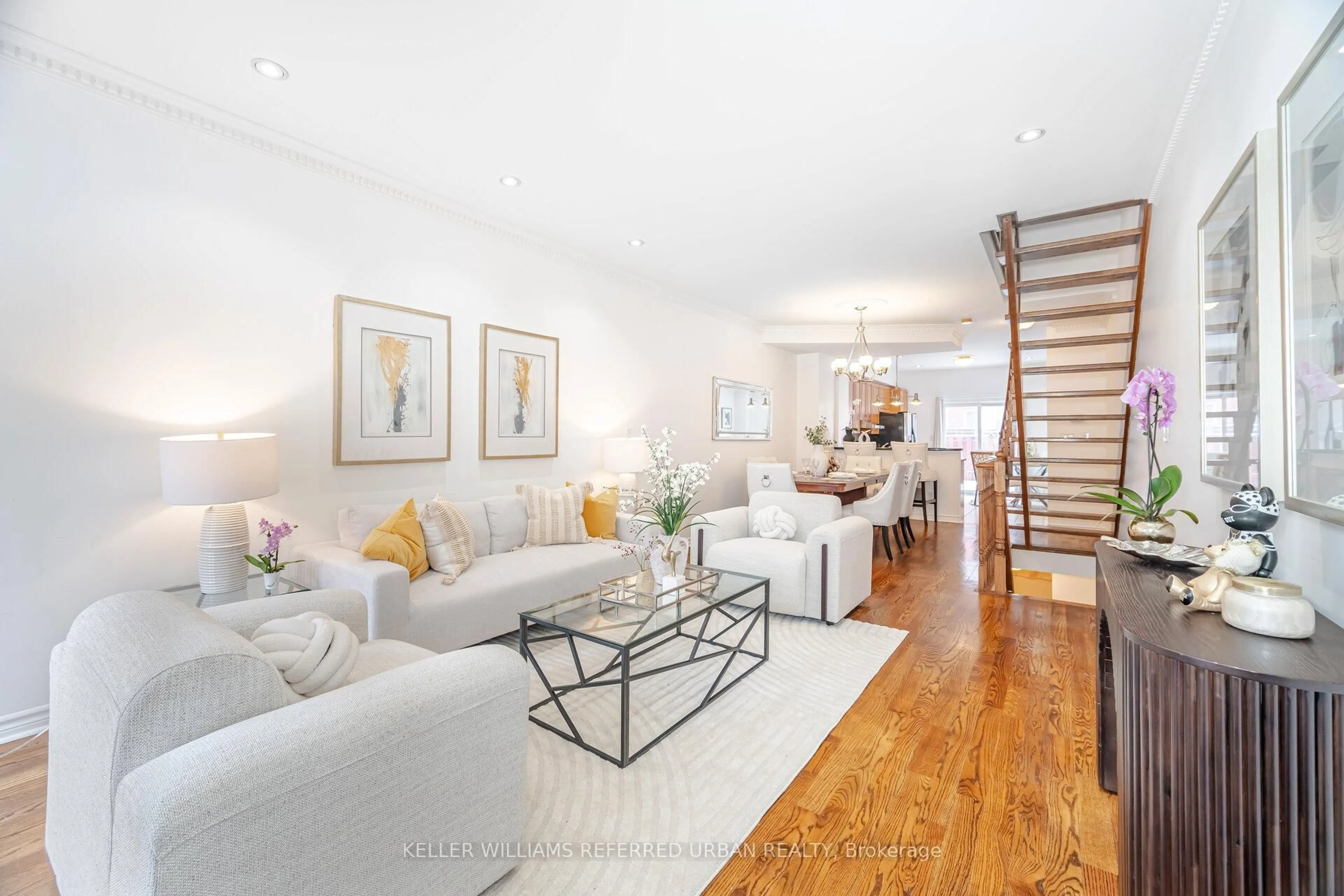 Living room with furniture, unknown for 232 David Dunlap Circ, Toronto Ontario M3C 4C1