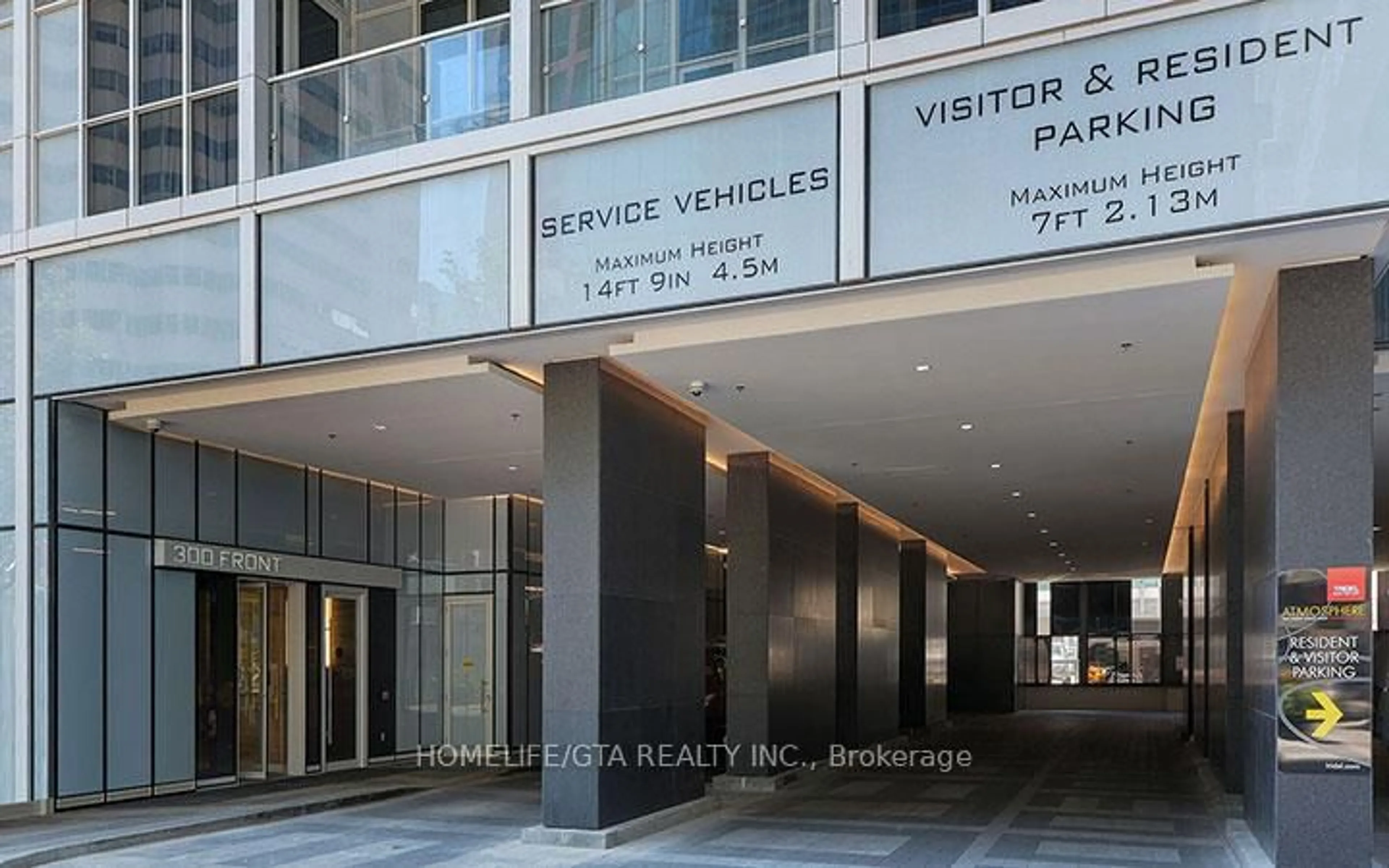 Indoor foyer for 300 Front St #3604, Toronto Ontario M5V 0E9