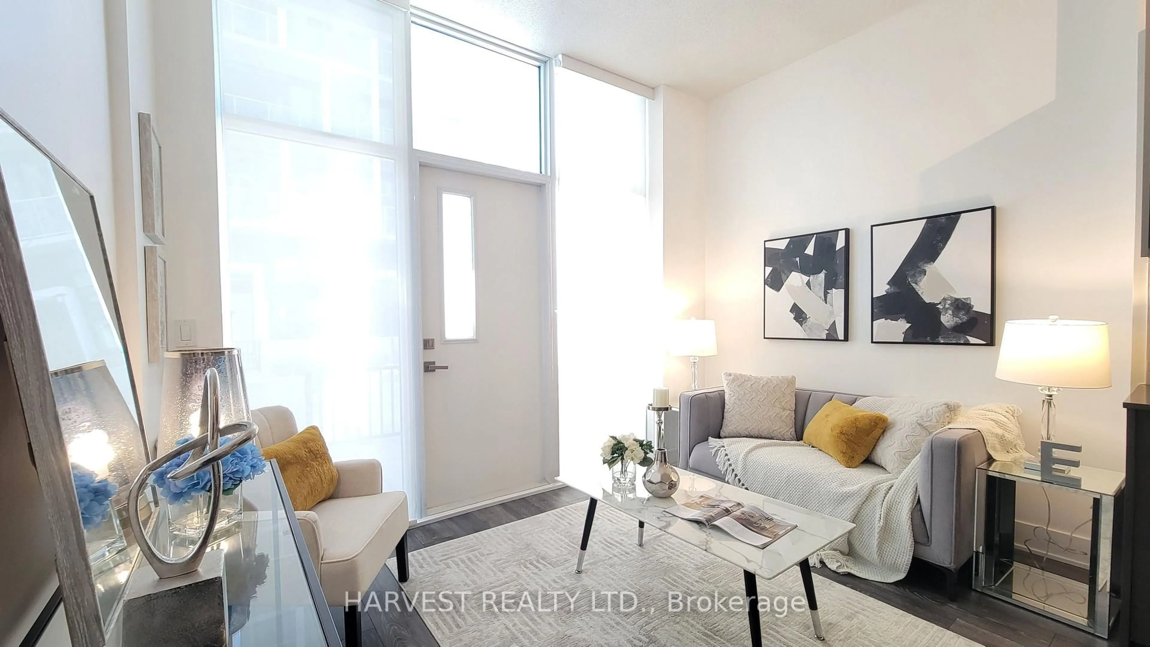 Living room with furniture, unknown for 188 fairview mall Dr #102, Toronto Ontario M2J 0H7