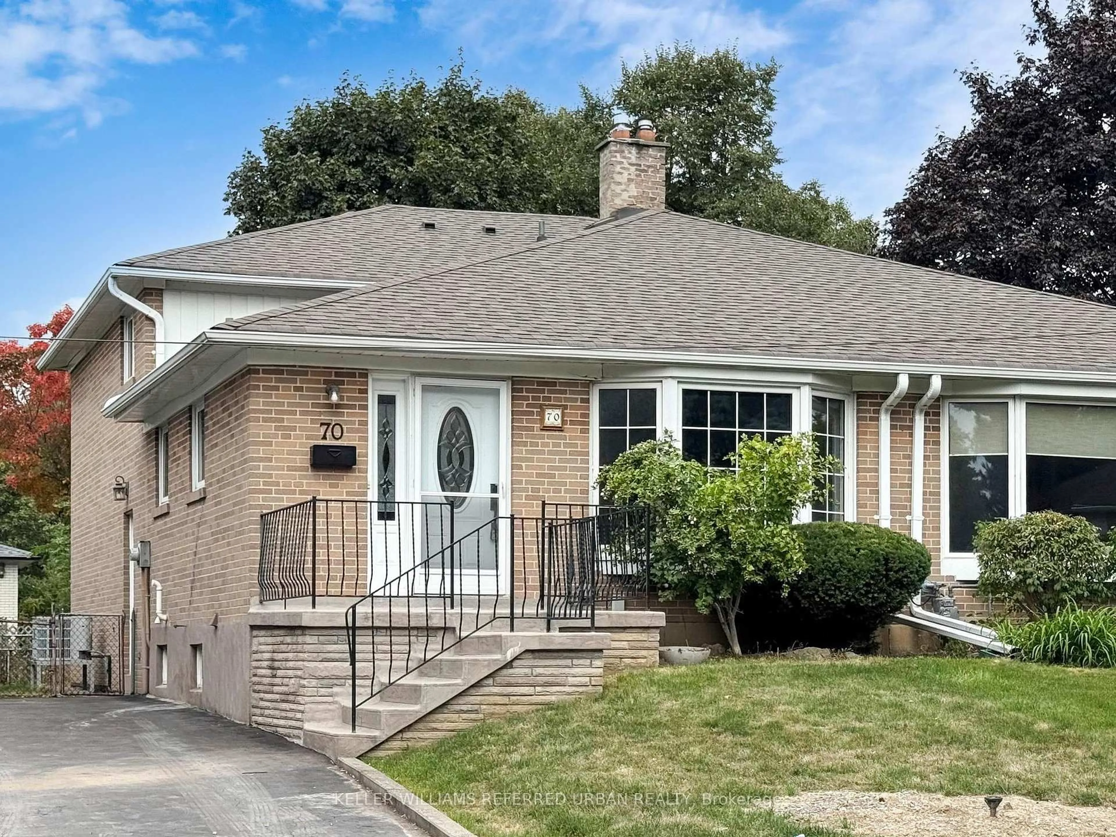 Home with brick exterior material, street for 70 Crossbow Cres, Toronto Ontario M2J 3M4