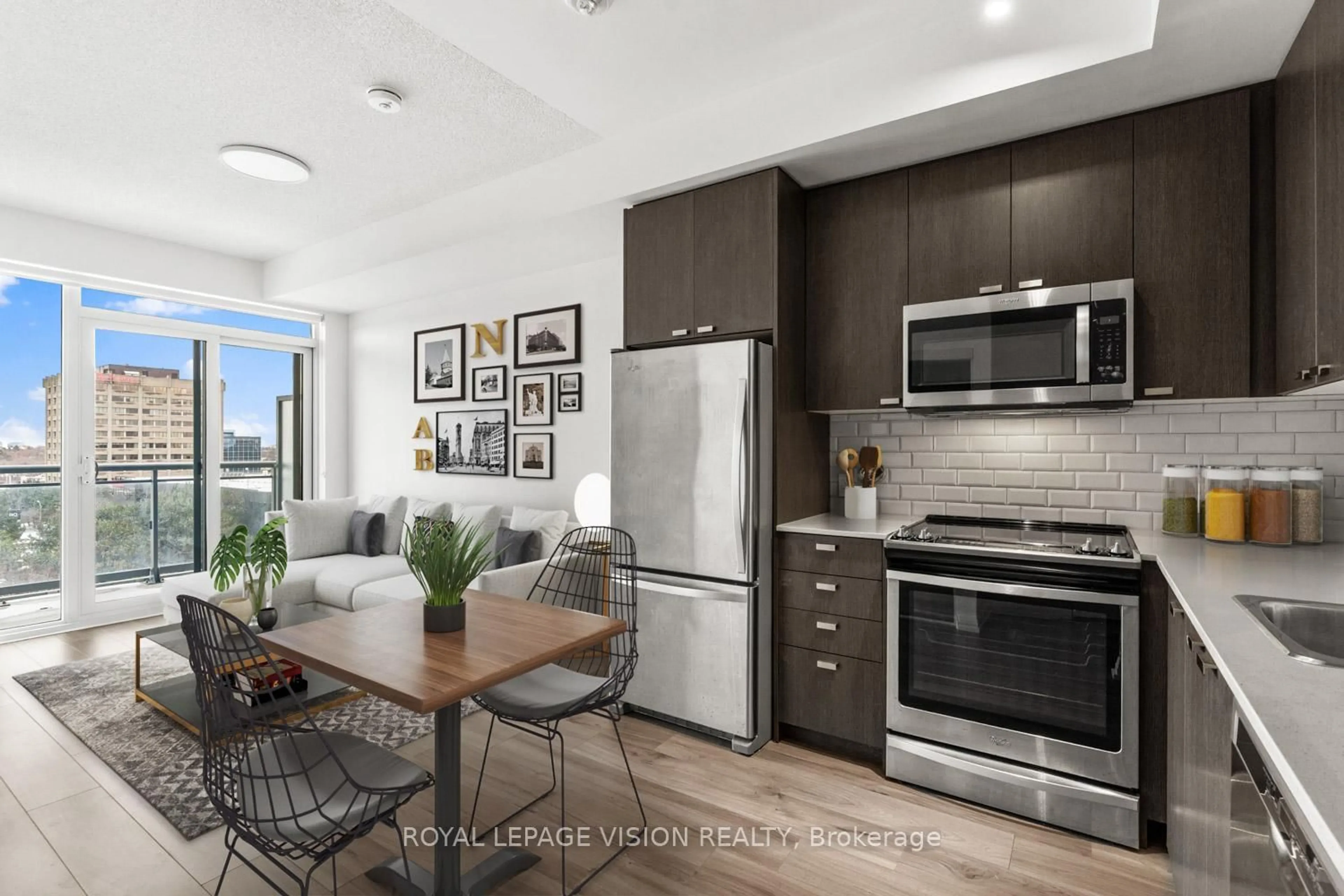 Open concept kitchen, unknown for 60 Ann O'Reilly Rd #858, Toronto Ontario M2J 0C8