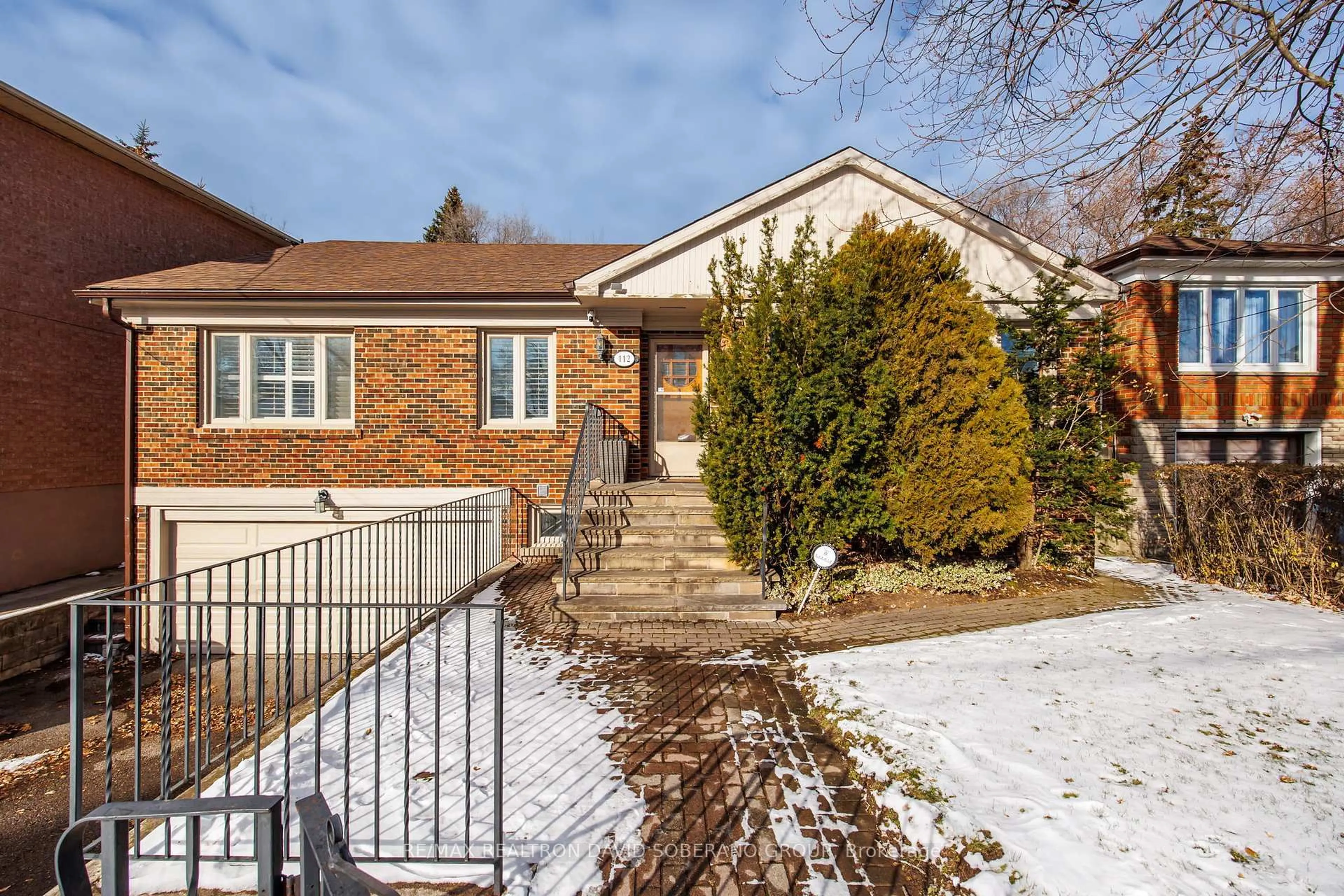 Home with brick exterior material, street for 112 York Downs Dr, Toronto Ontario M3H 2G7