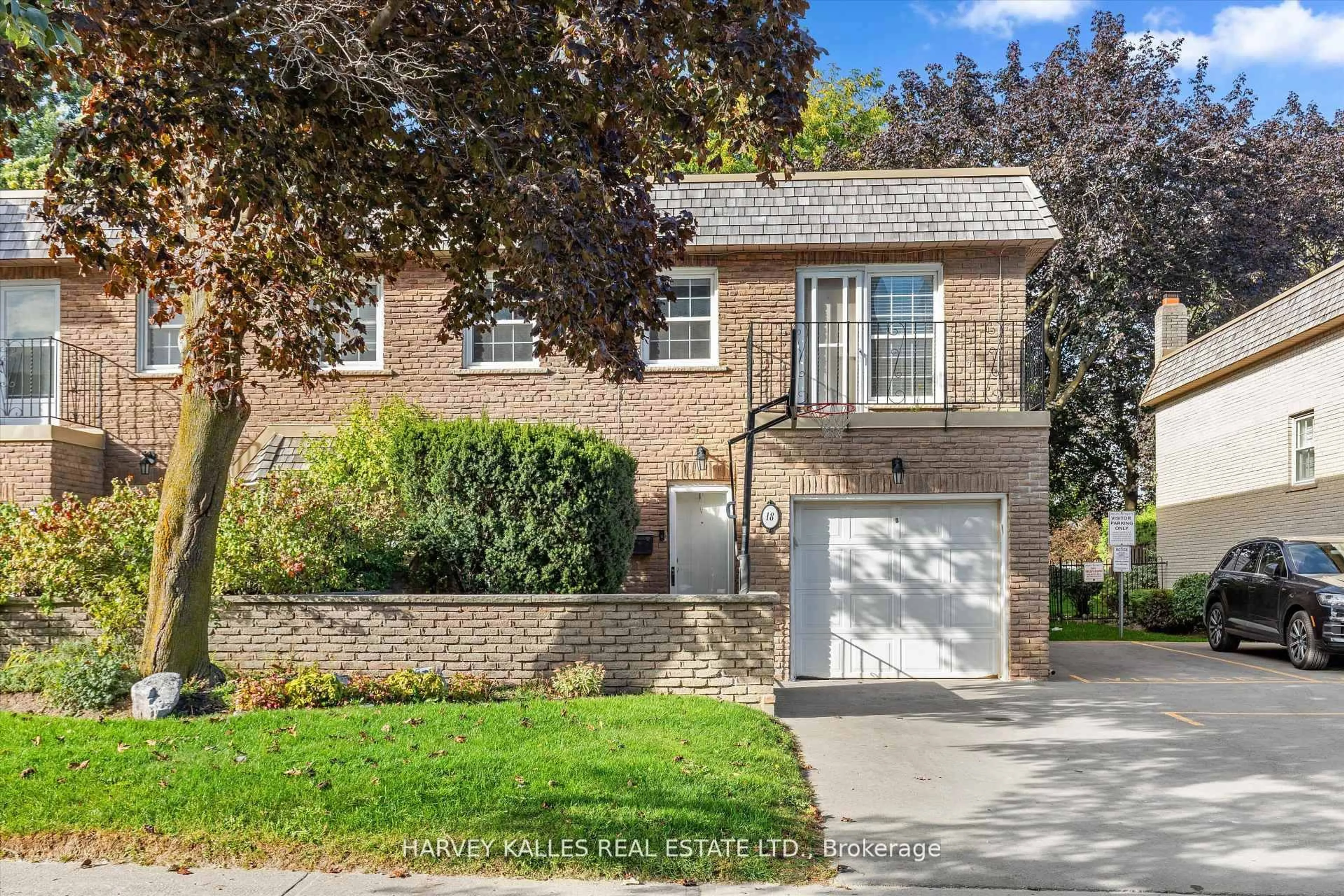 Home with brick exterior material, street for 18 Farmstead Rd, Toronto Ontario M2L 2G2