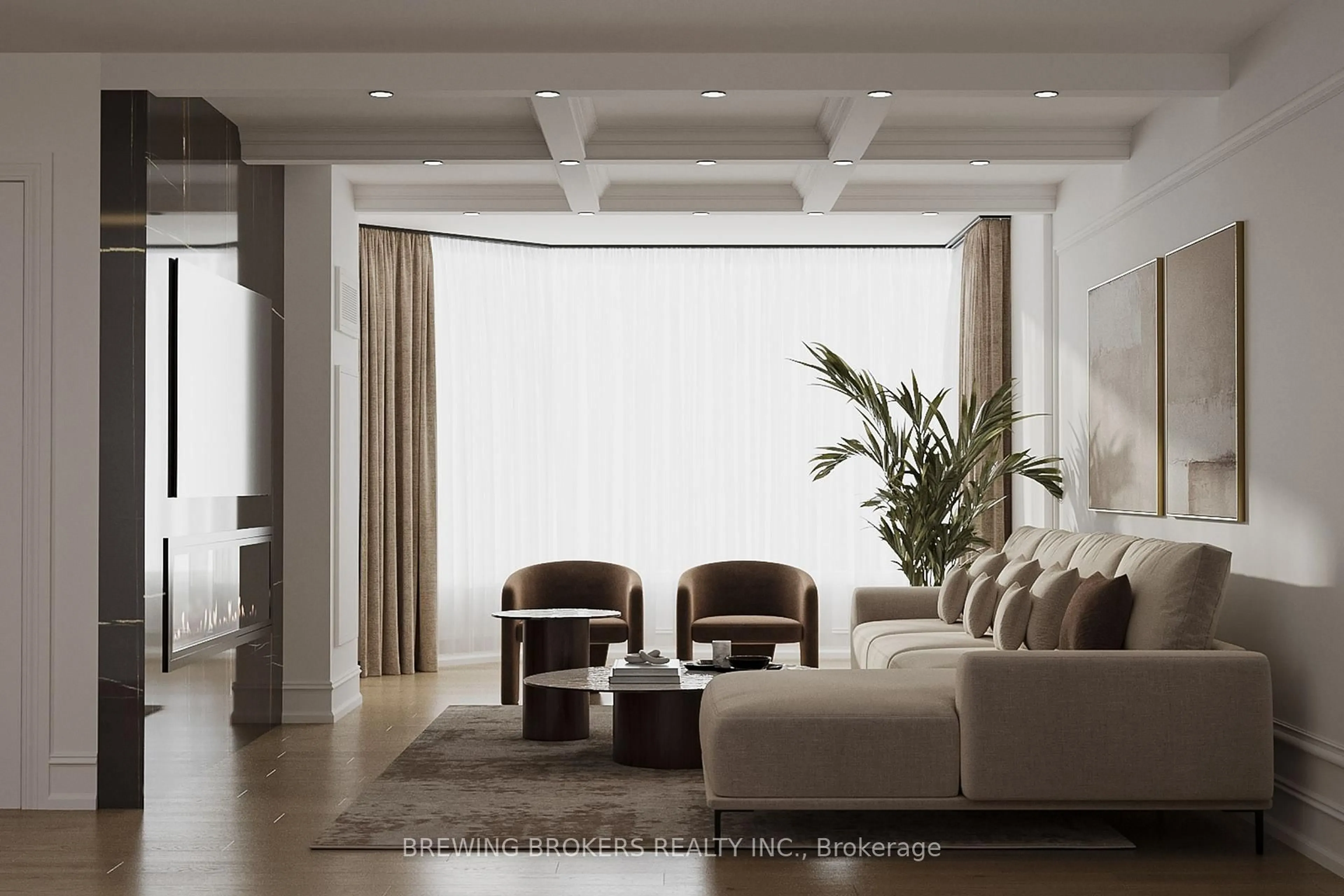 Living room with furniture, unknown for 65 Spring Garden Ave #1504, Toronto Ontario M2N 6H9