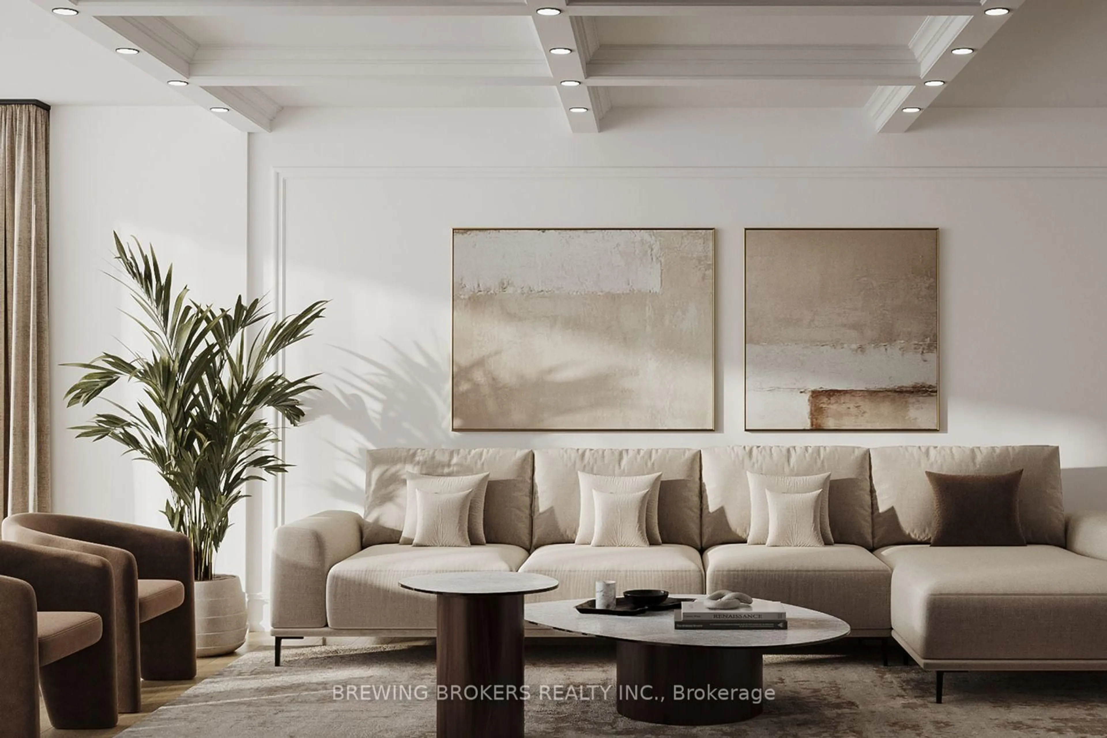 Living room with furniture, unknown for 65 Spring Garden Ave #1504, Toronto Ontario M2N 6H9