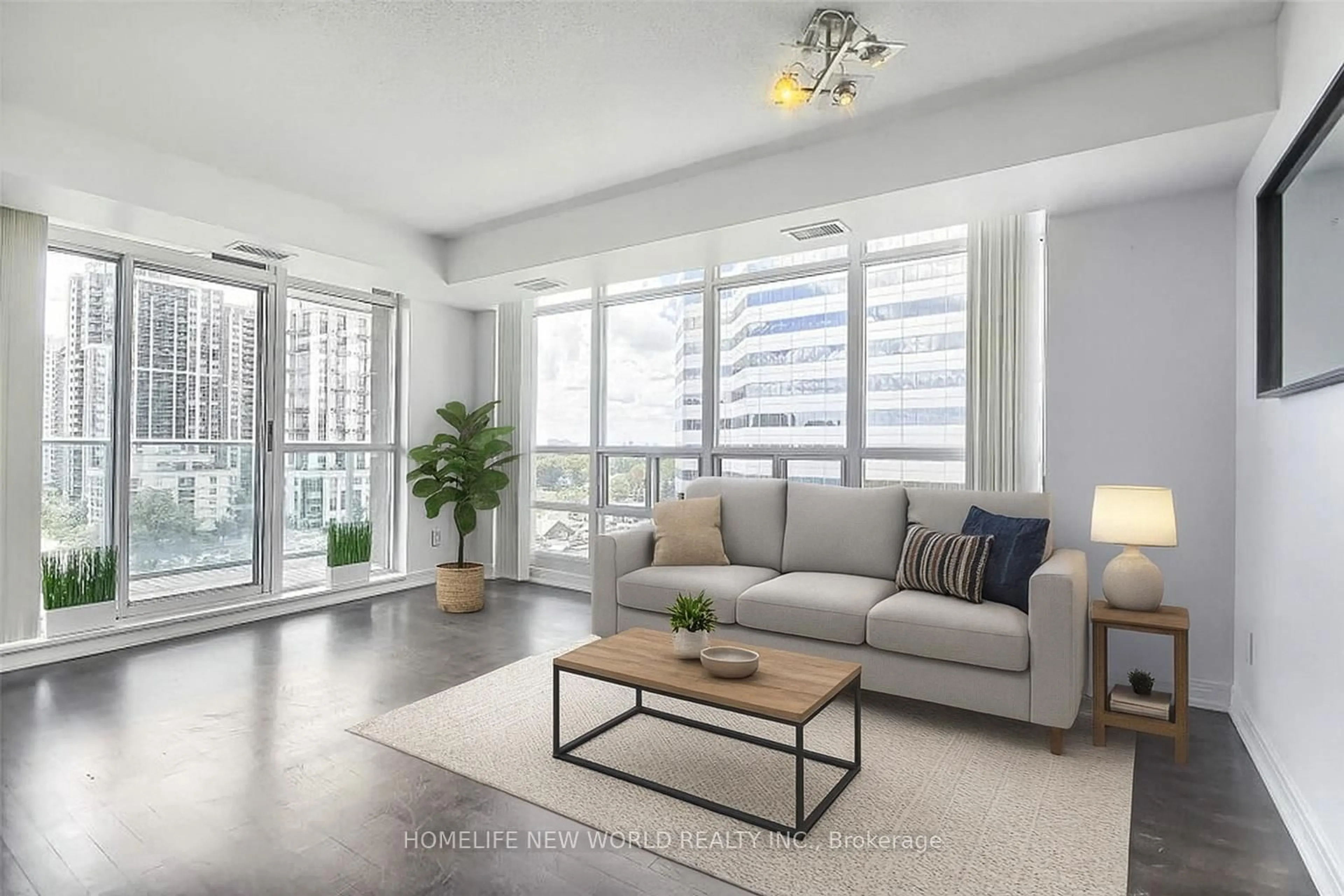 Living room with furniture, unknown for 31 Bales Ave #1202, Toronto Ontario M2N 7L6