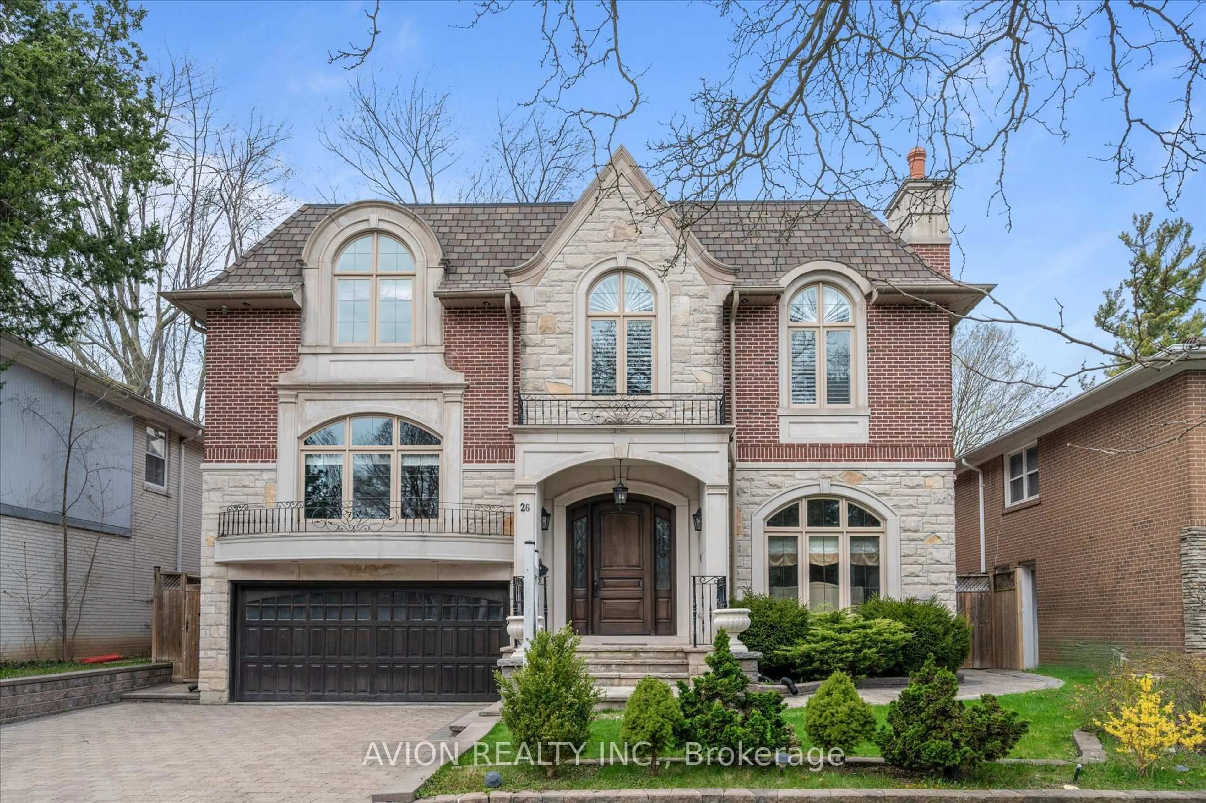 Home with brick exterior material, street for 26 Danville Dr, Toronto Ontario M2P 1J1