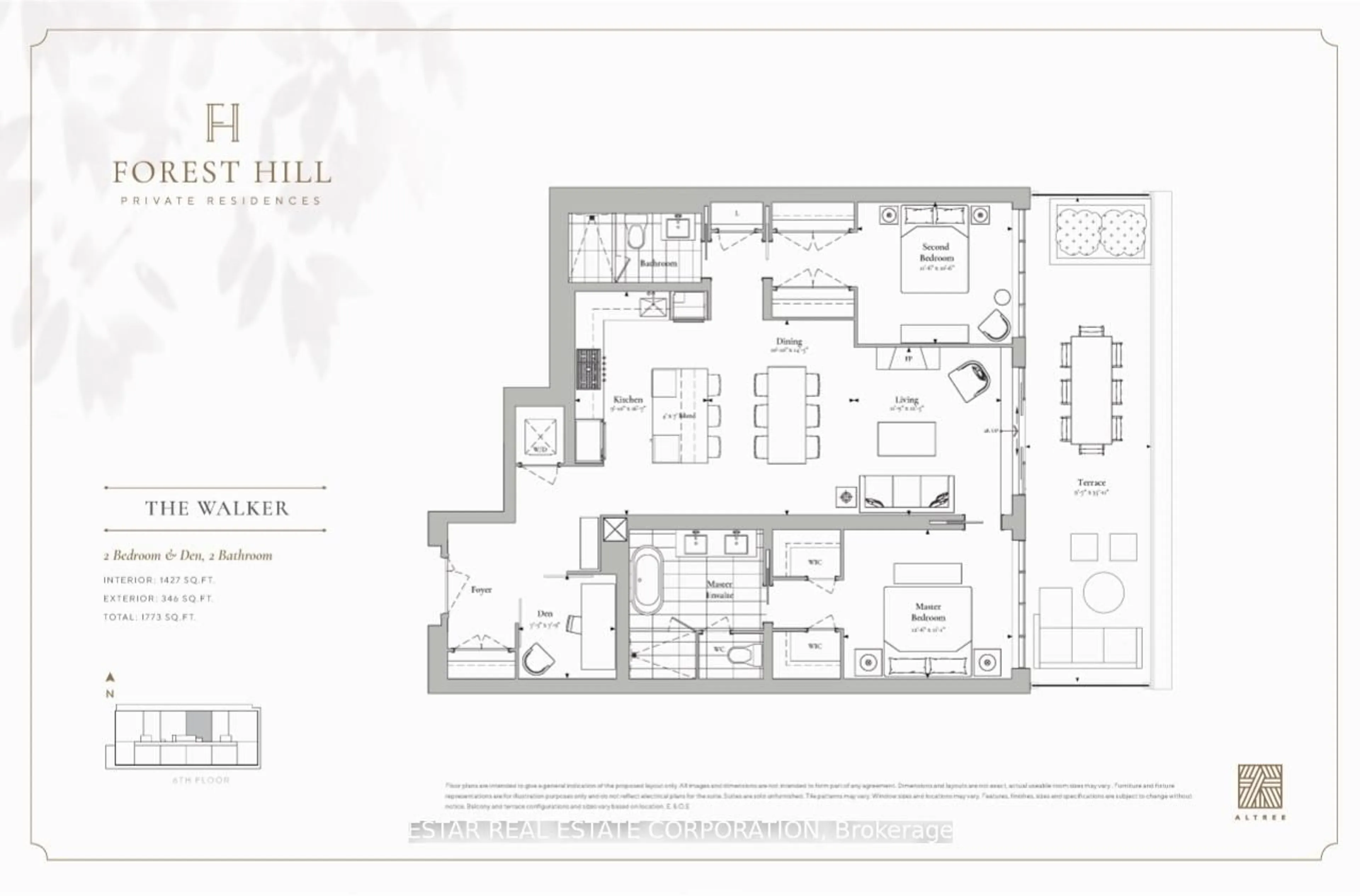 Floor plan for 2 Forest Hill Rd #601, Toronto Ontario M4V 0B7