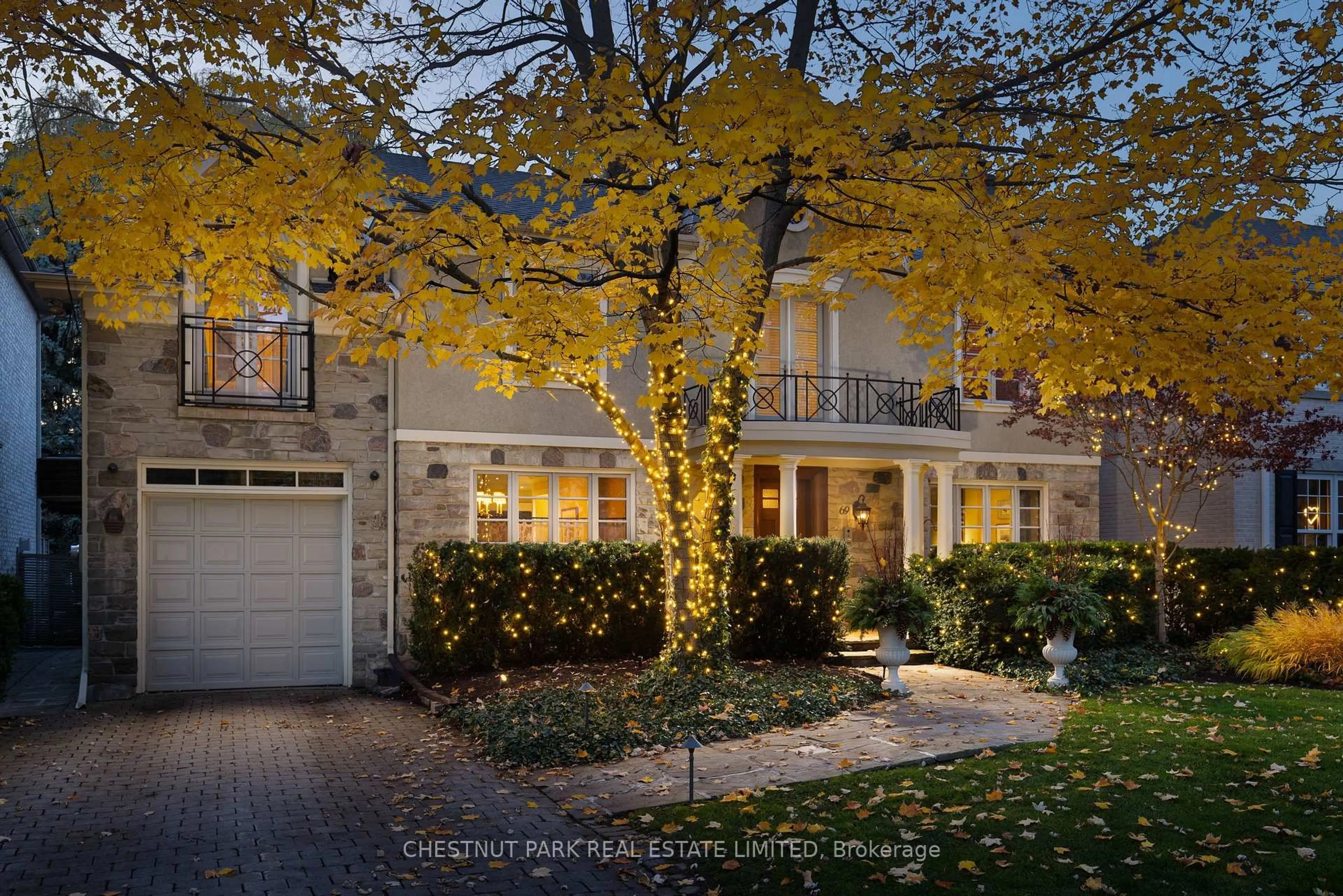 Home with brick exterior material, street for 69 Otter Cres, Toronto Ontario M5N 2W7