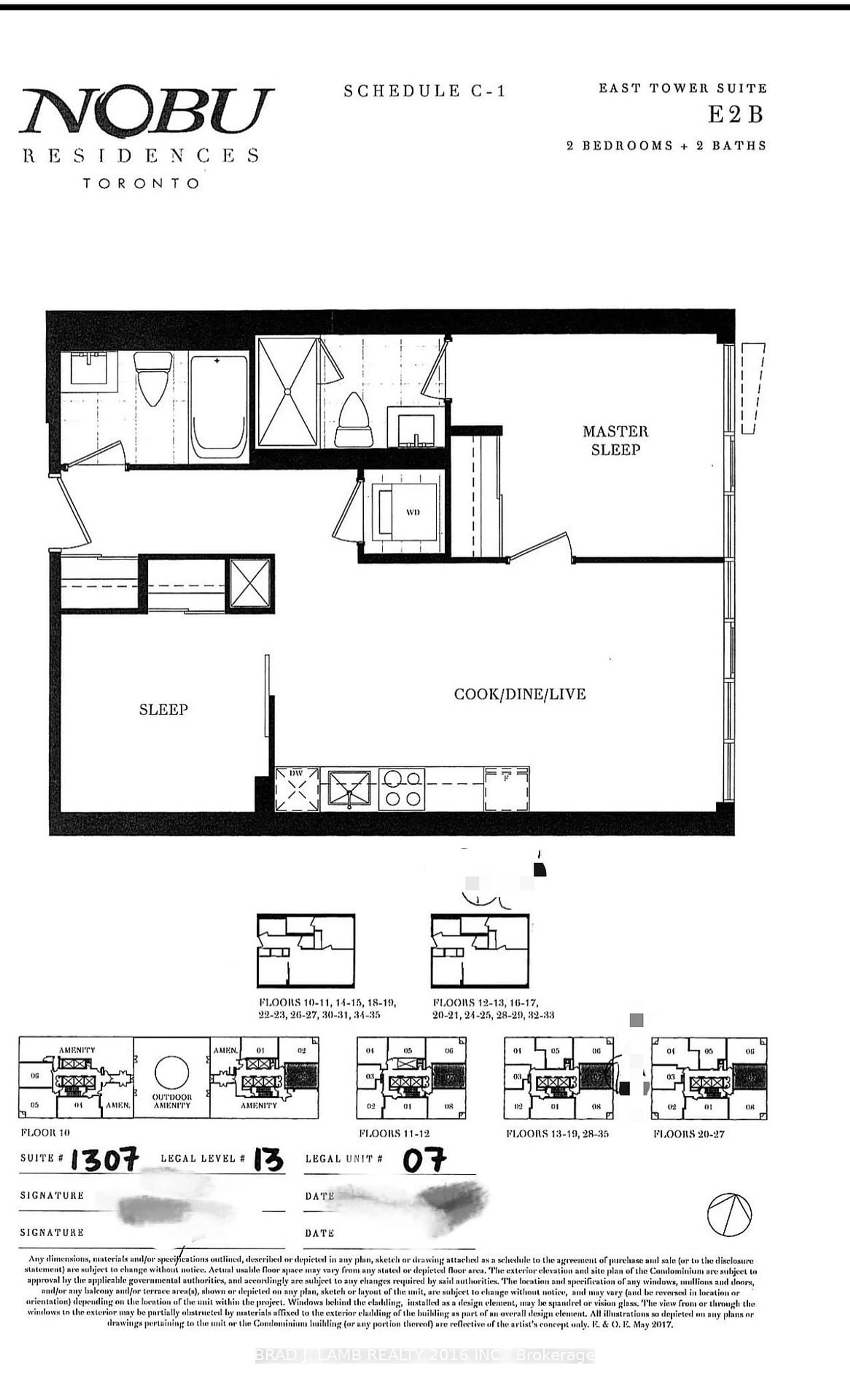 Floor plan for 15 Mercer St #1307, Toronto Ontario M5V 1H2