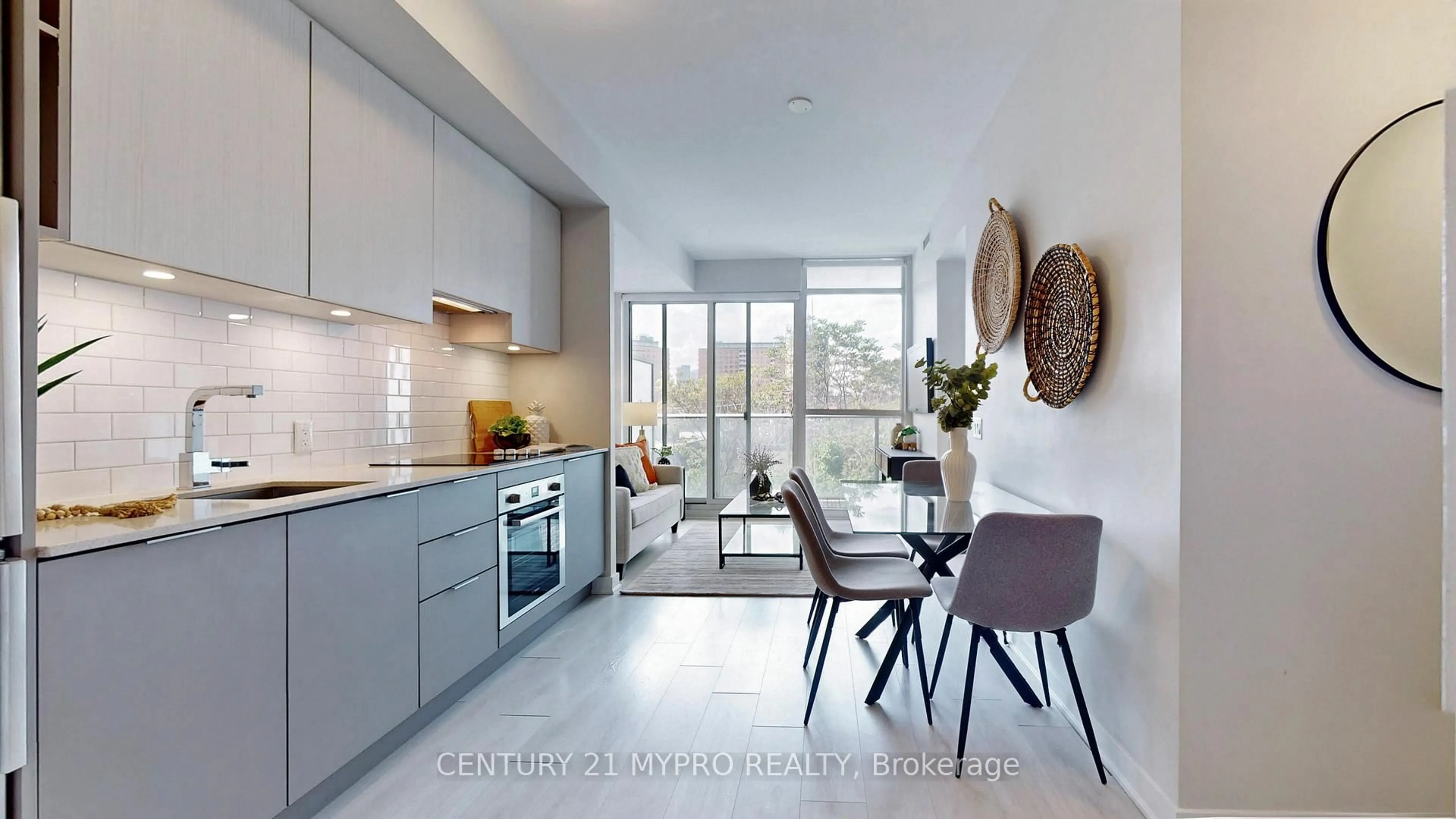 Contemporary kitchen, unknown for 120 Parliament St #404, Toronto Ontario M5A 0N6