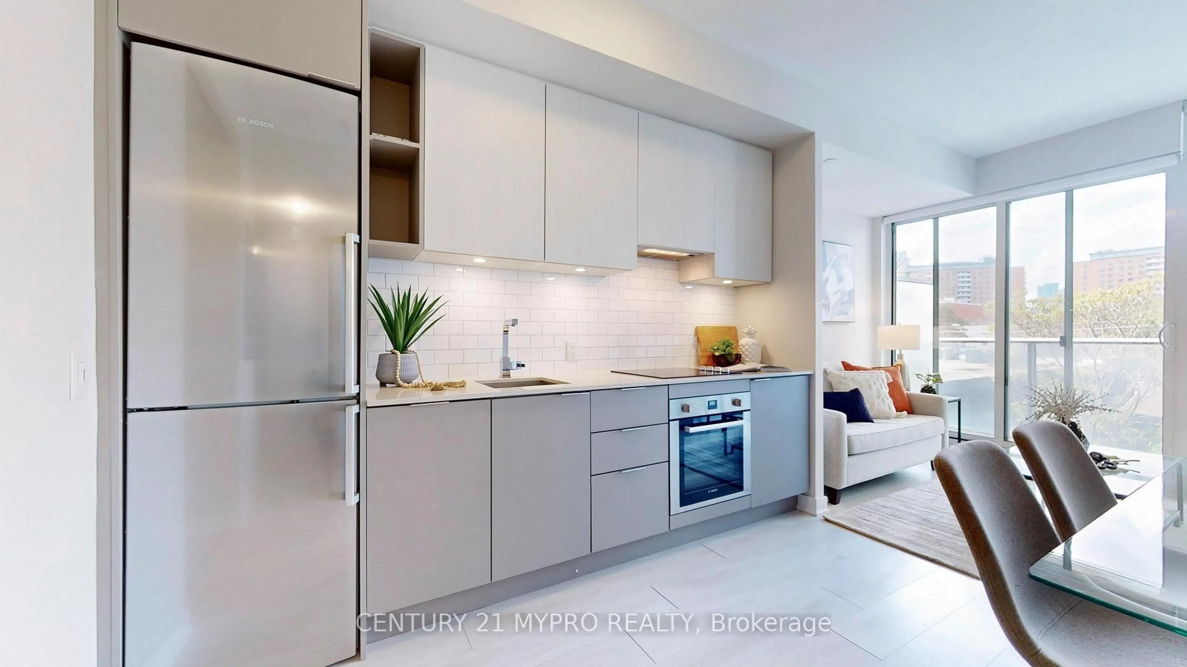 Contemporary kitchen, unknown for 120 Parliament St #404, Toronto Ontario M5A 0N6