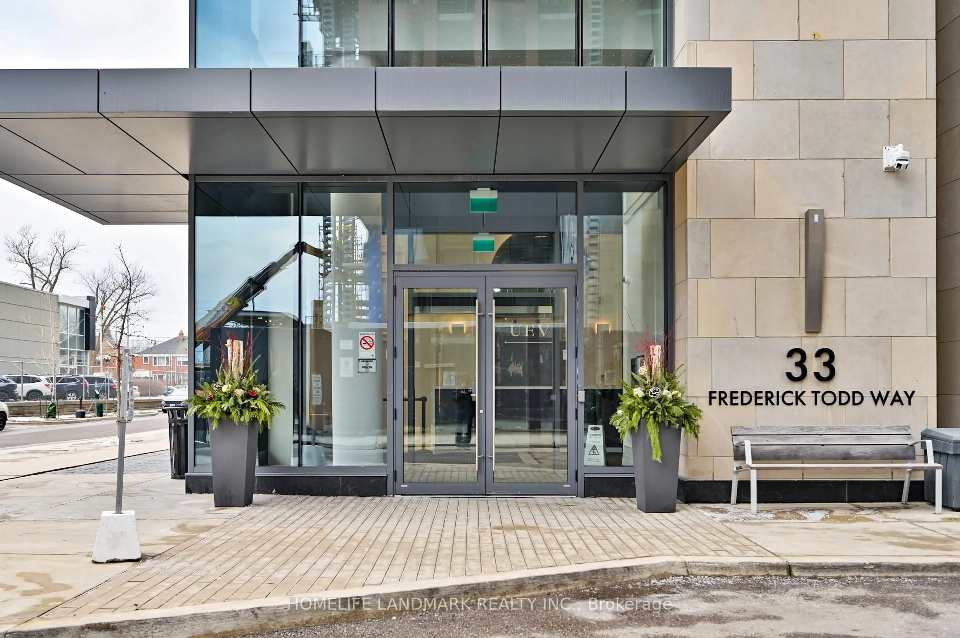 Lobby for 33 Frederick Todd Way #814, Toronto Ontario M4G 0C9