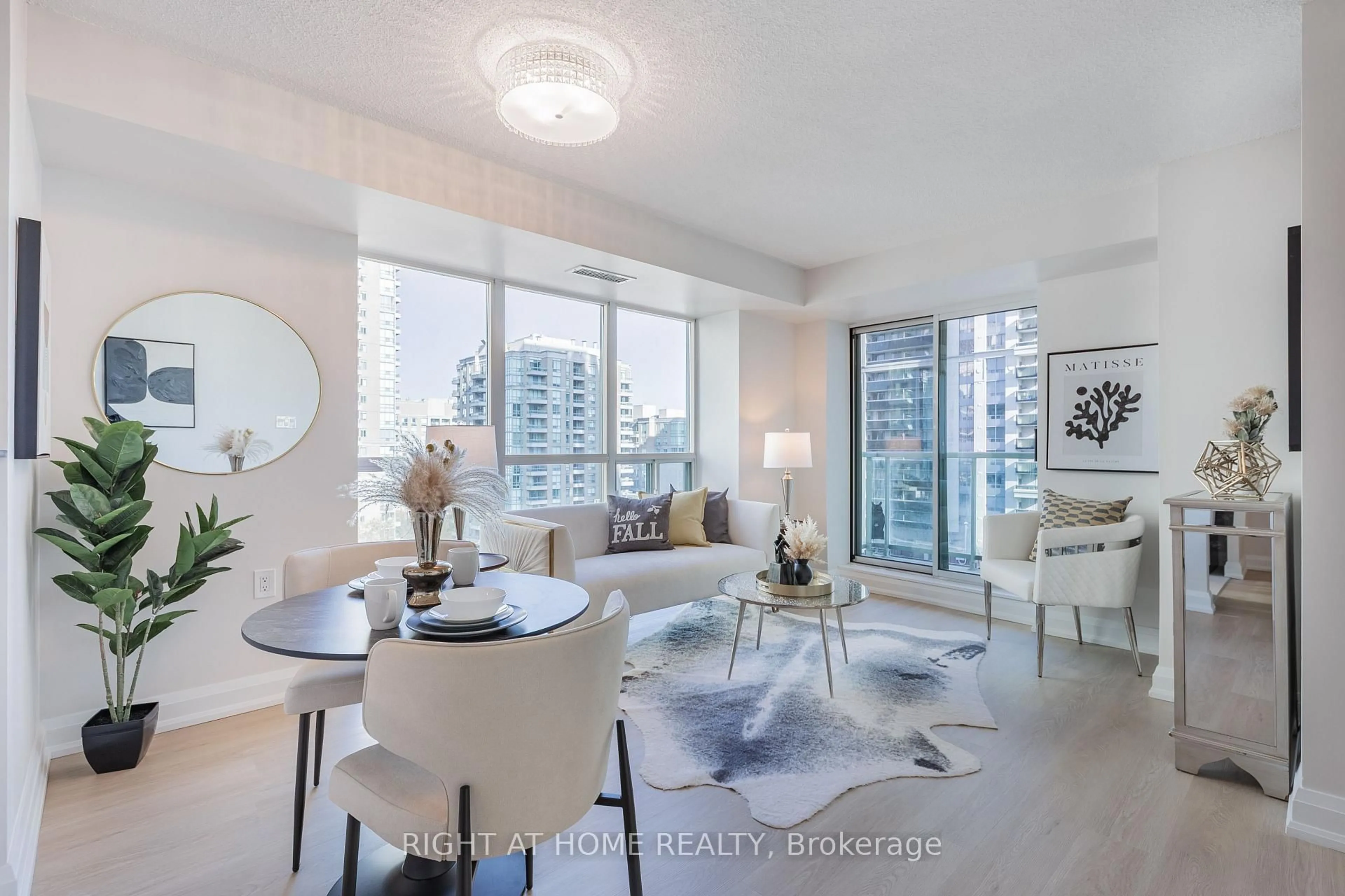 Living room with furniture, unknown for 28 Olive Ave ##1111, Toronto Ontario M2N 7E6