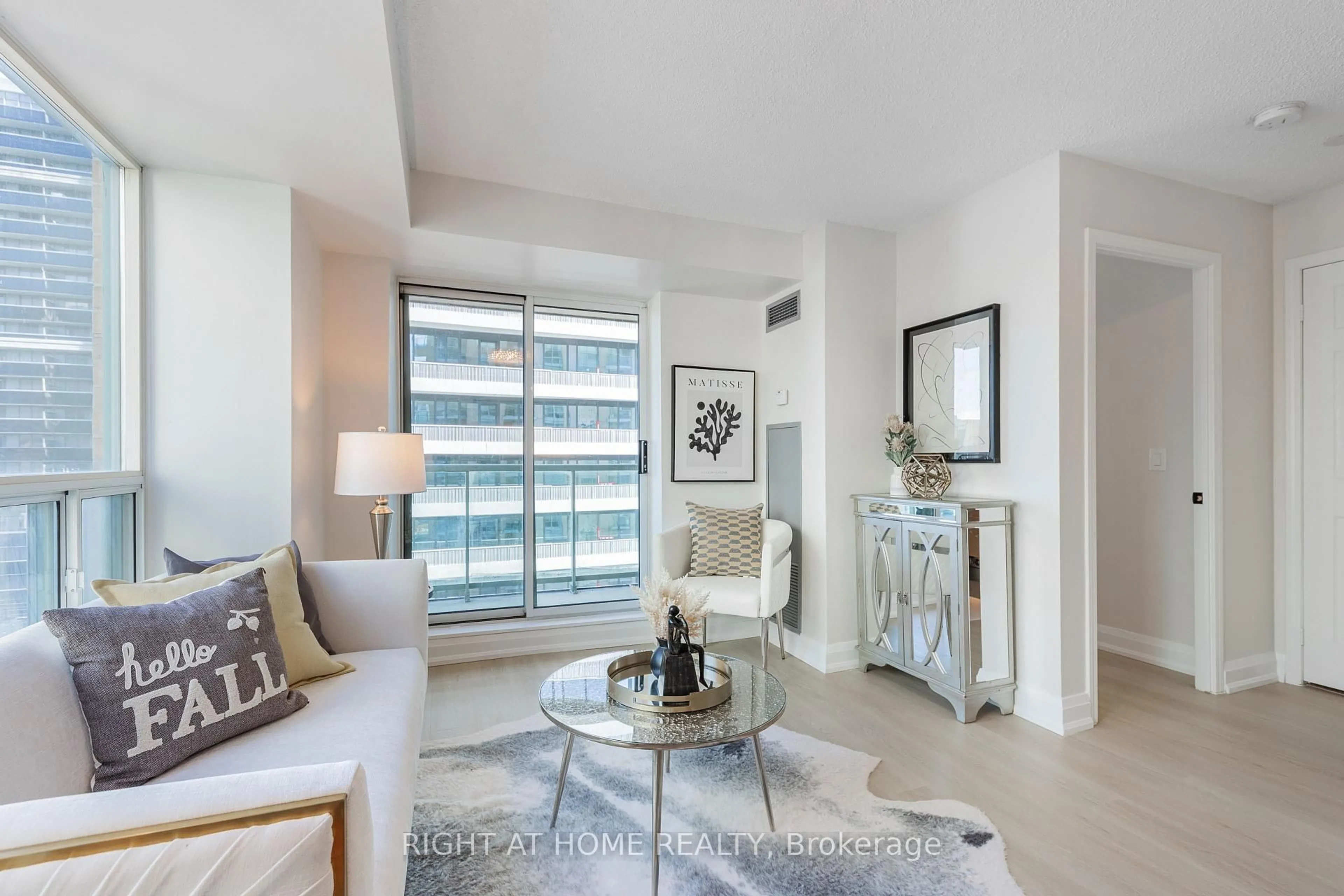 Living room with furniture, unknown for 28 Olive Ave ##1111, Toronto Ontario M2N 7E6