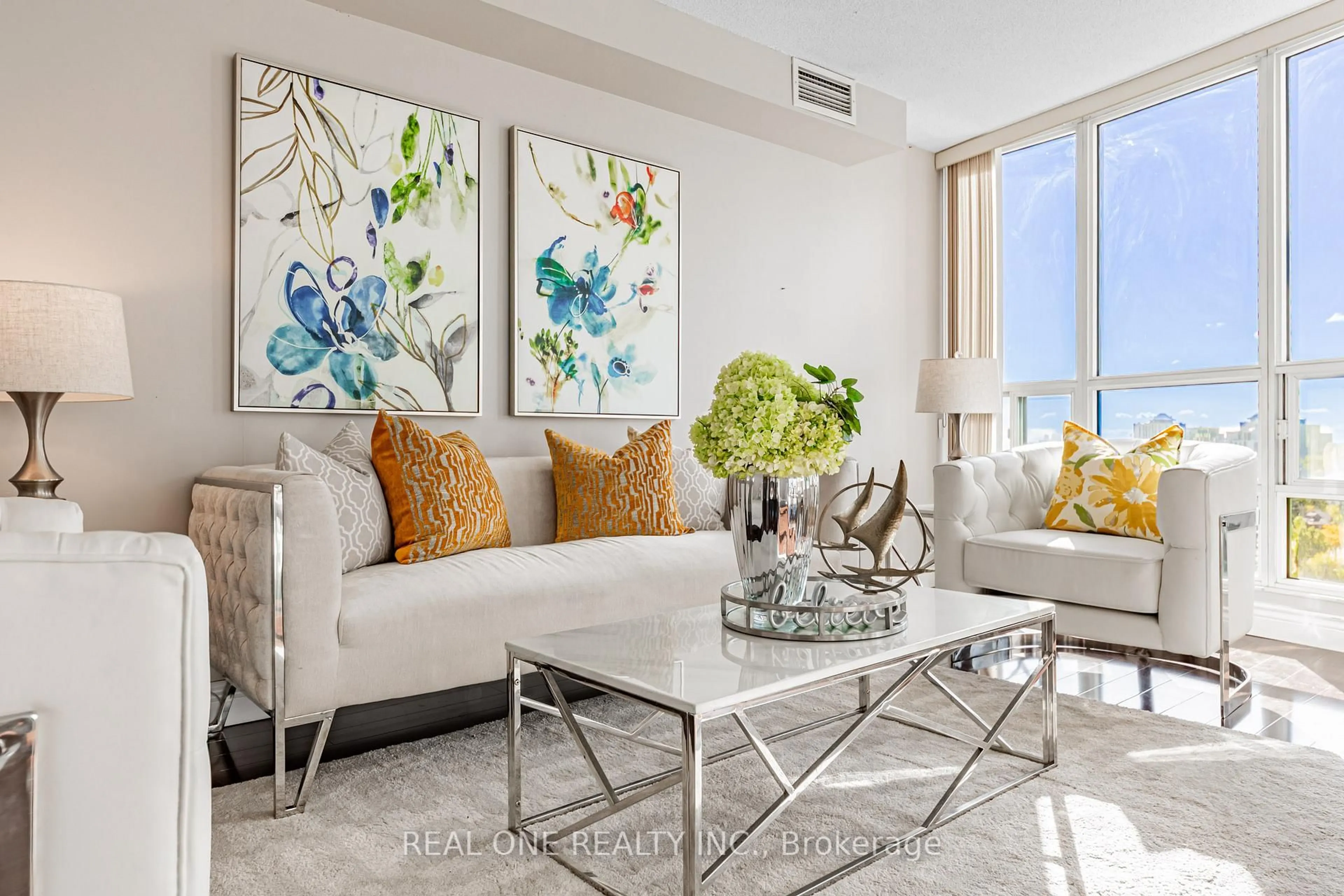 Living room with furniture, unknown for 238 Doris Ave #1503, Toronto Ontario M2N 6W1