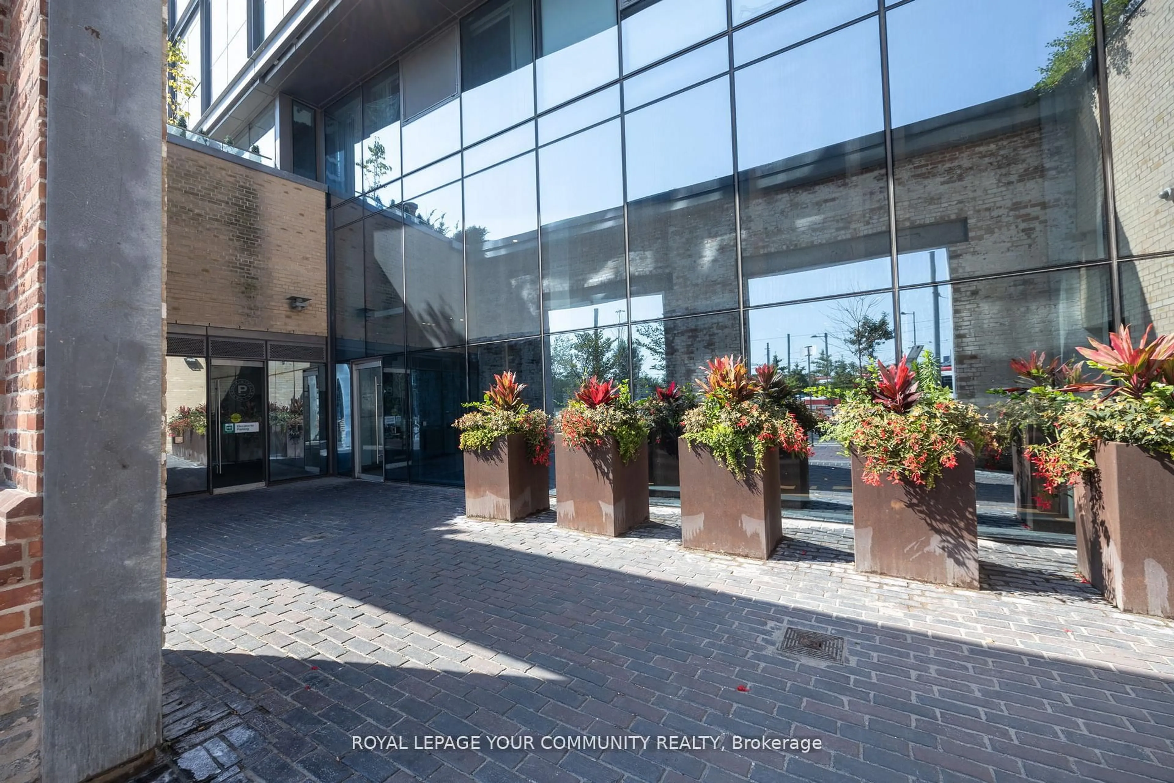 Lobby for 390 Cherry St #705, Toronto Ontario M5A 3L2